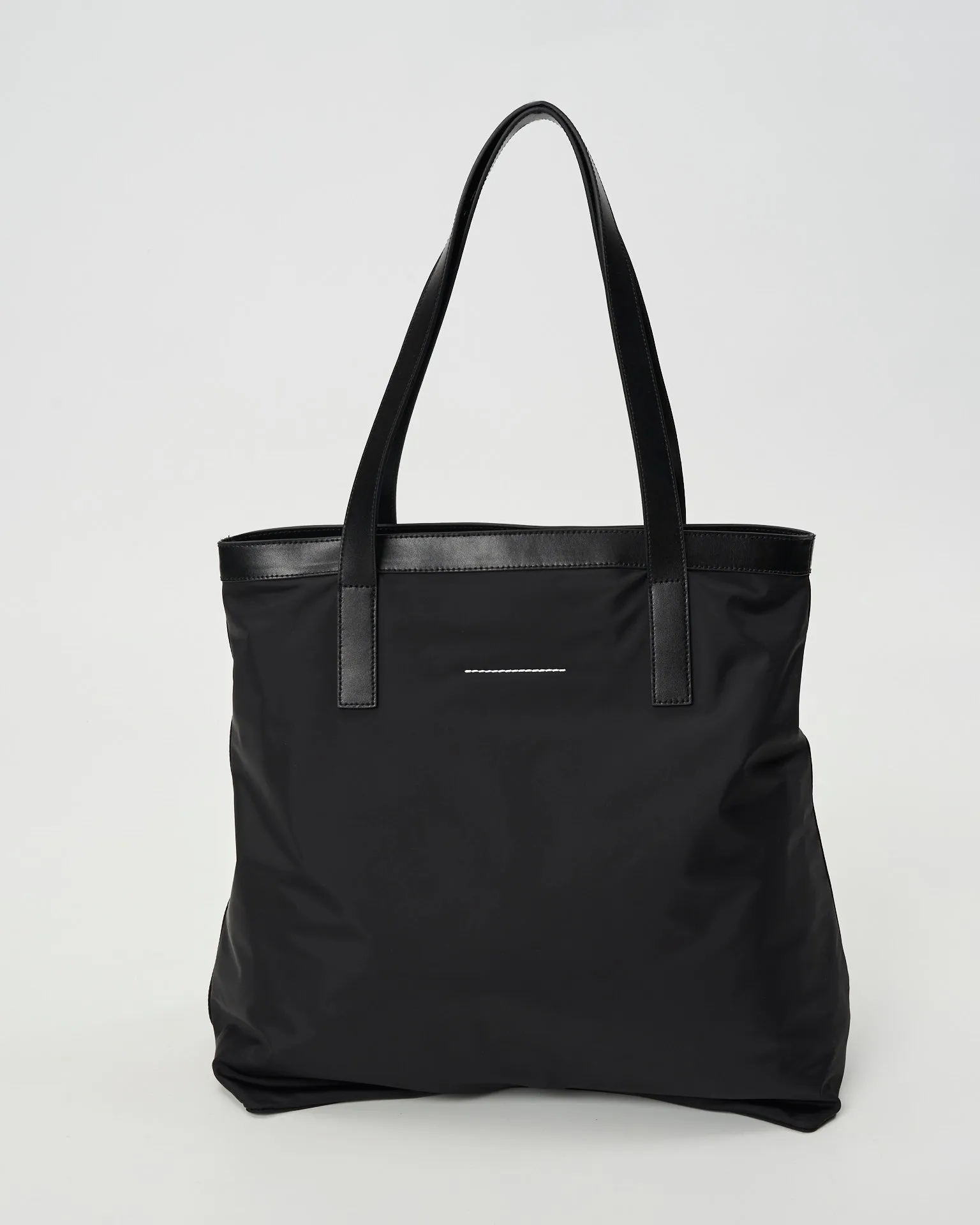 MM6 Margiela borsa shopping nylon/pelle