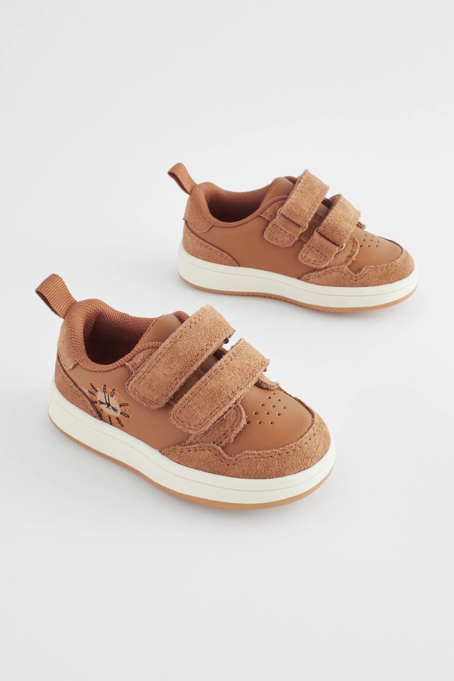 Neonati - First Walker in pelle con chiusura a strappo Scarpe    