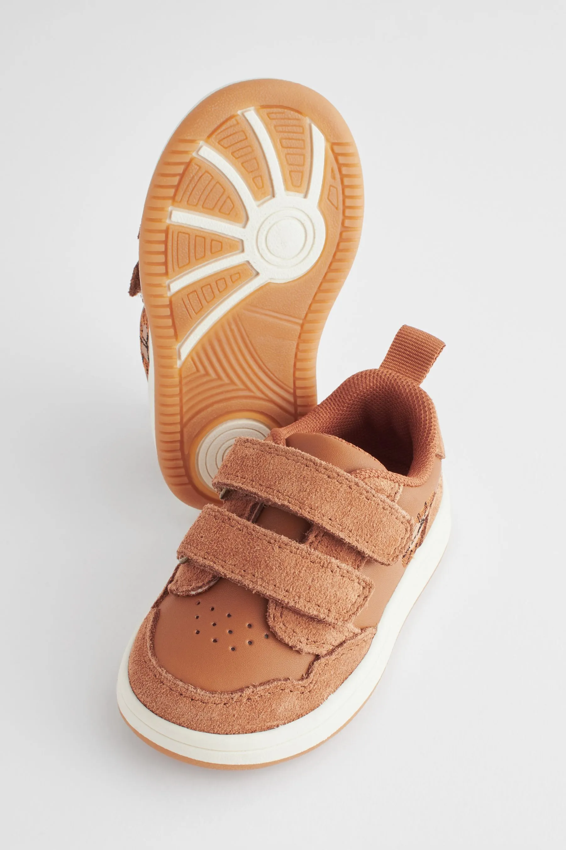 Neonati - First Walker in pelle con chiusura a strappo Scarpe    