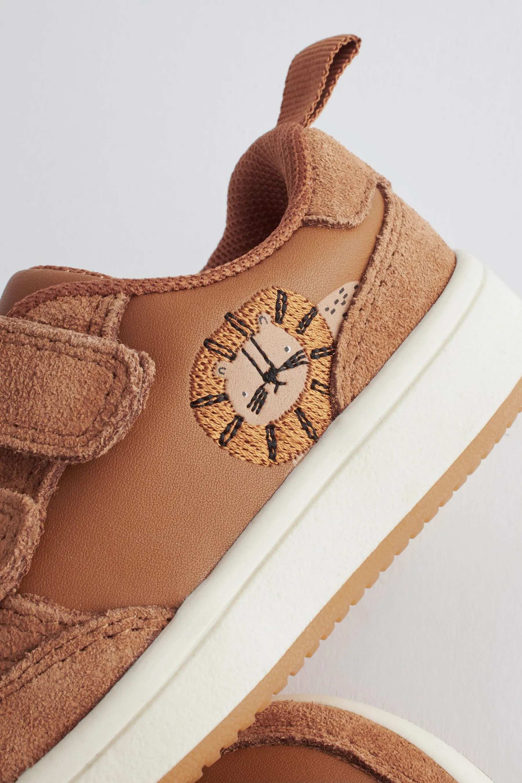 Neonati - First Walker in pelle con chiusura a strappo Scarpe    