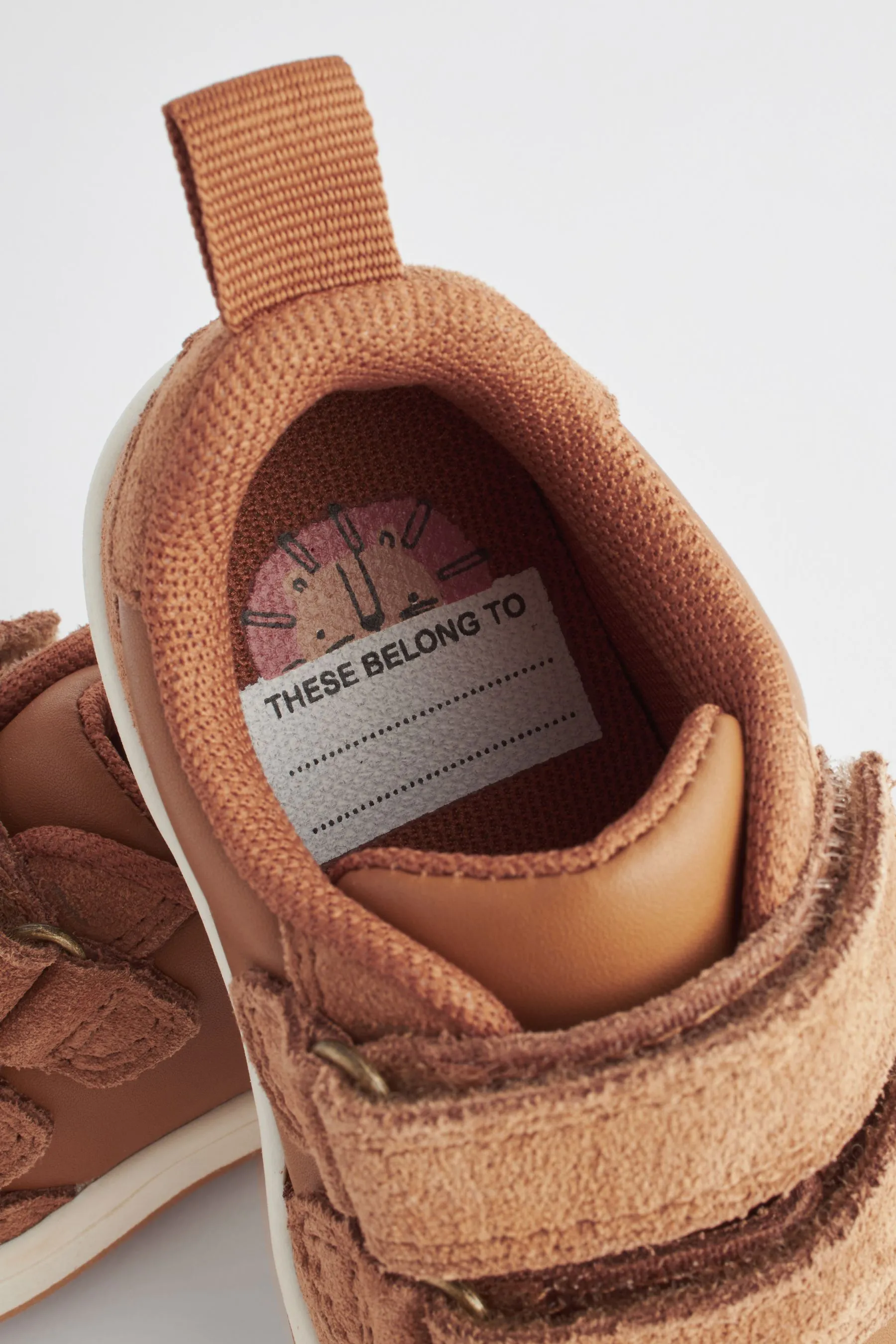 Neonati - First Walker in pelle con chiusura a strappo Scarpe    