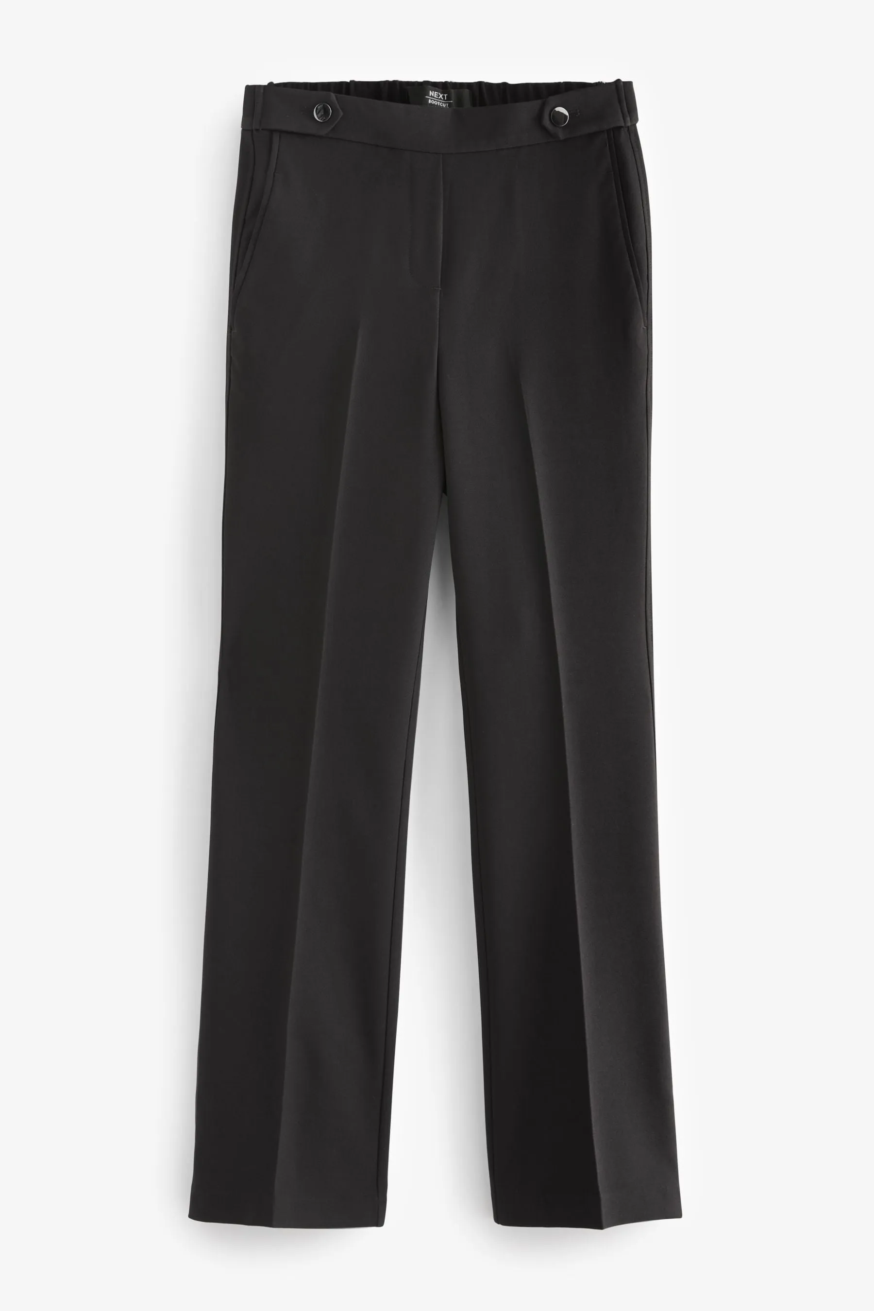 Nero  - Sartoriale Pantaloni bootcut con elastico sul retro