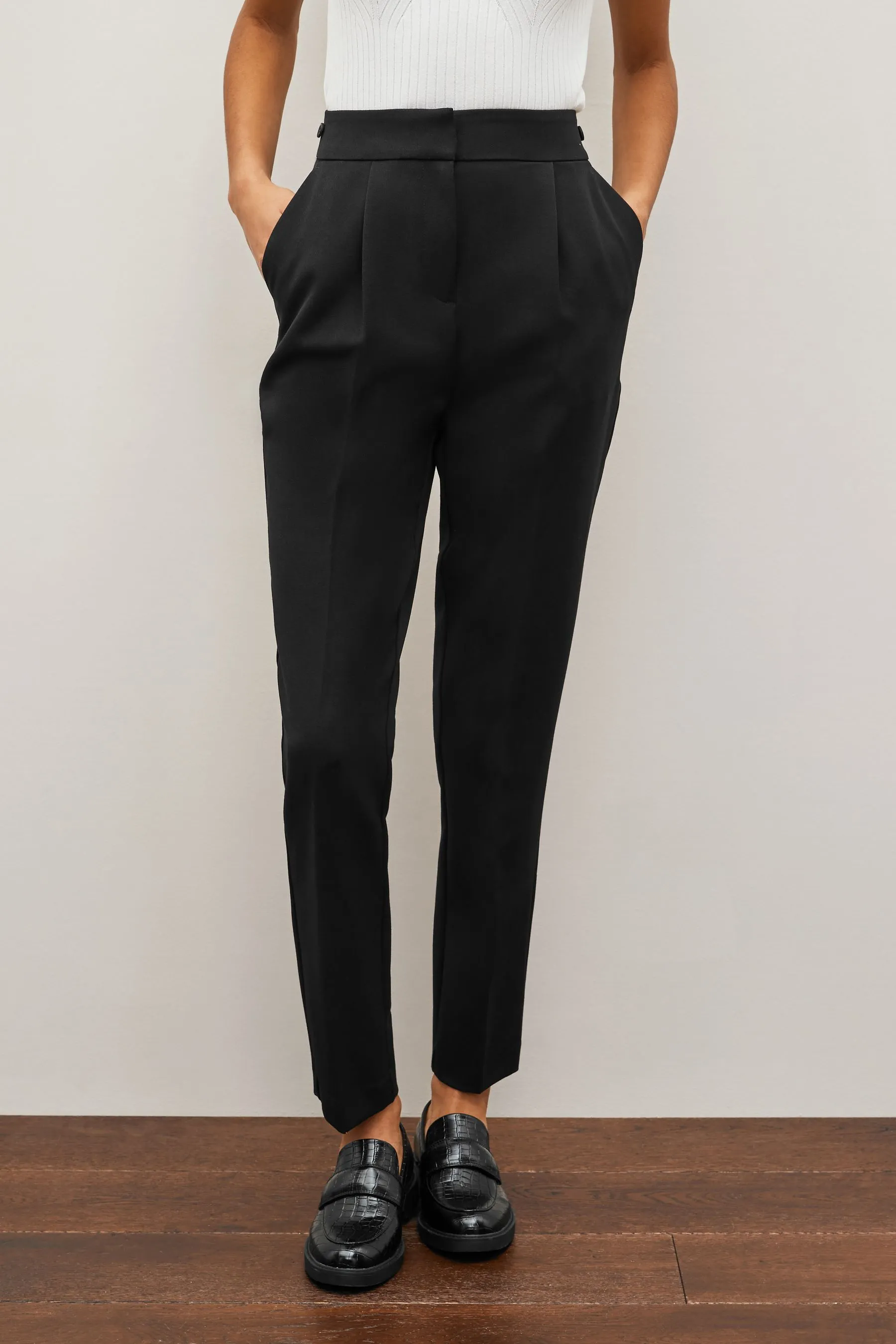 Nero  - Sartoriale - Pantaloni slim a clessidra