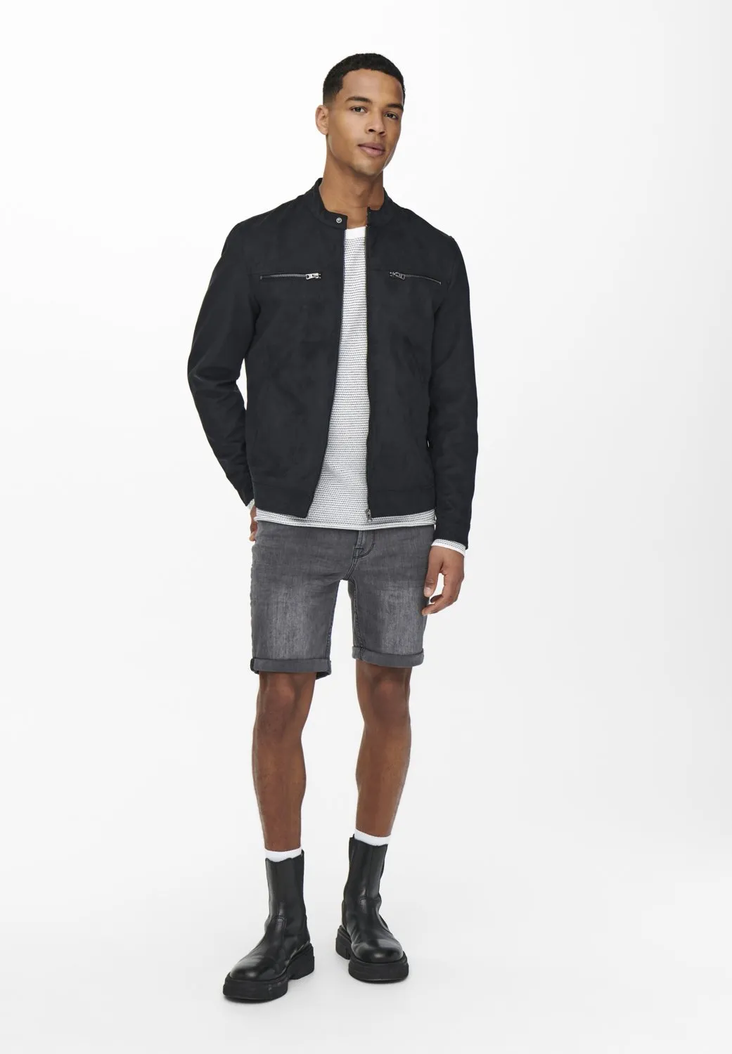 ONSWILLOW JACKET - Giacca in similpelle