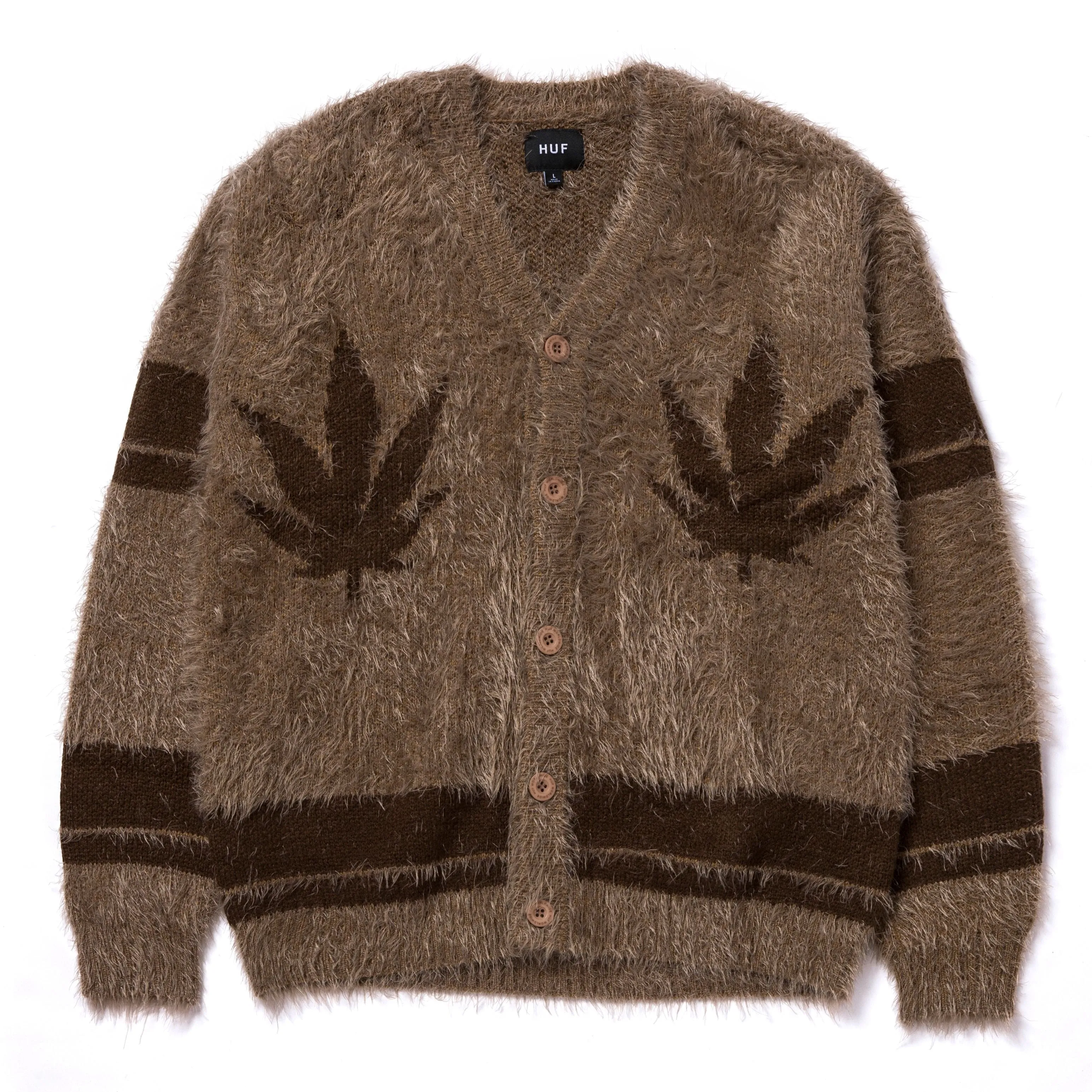 OUTRO CARDIGAN - BROWN