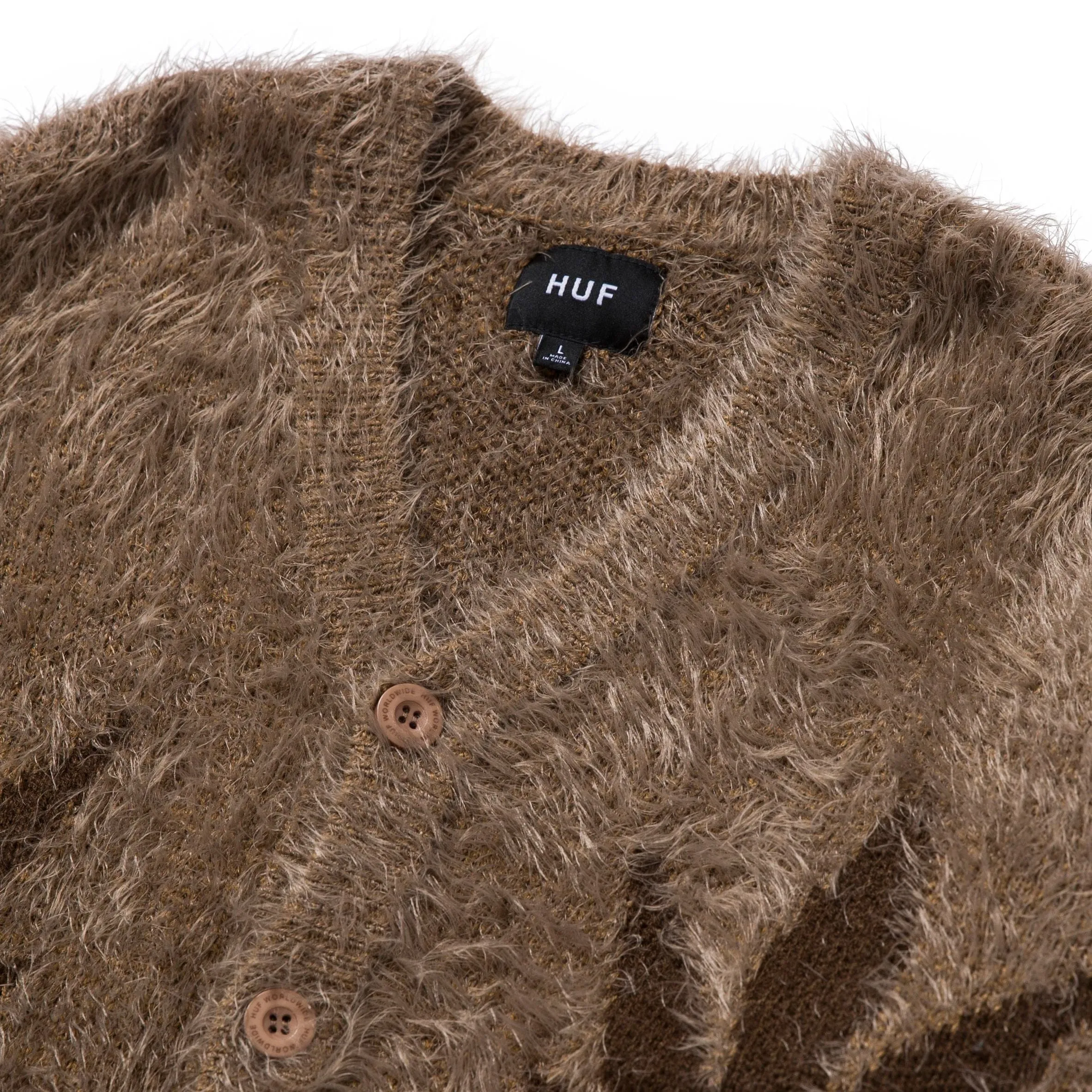 OUTRO CARDIGAN - BROWN
