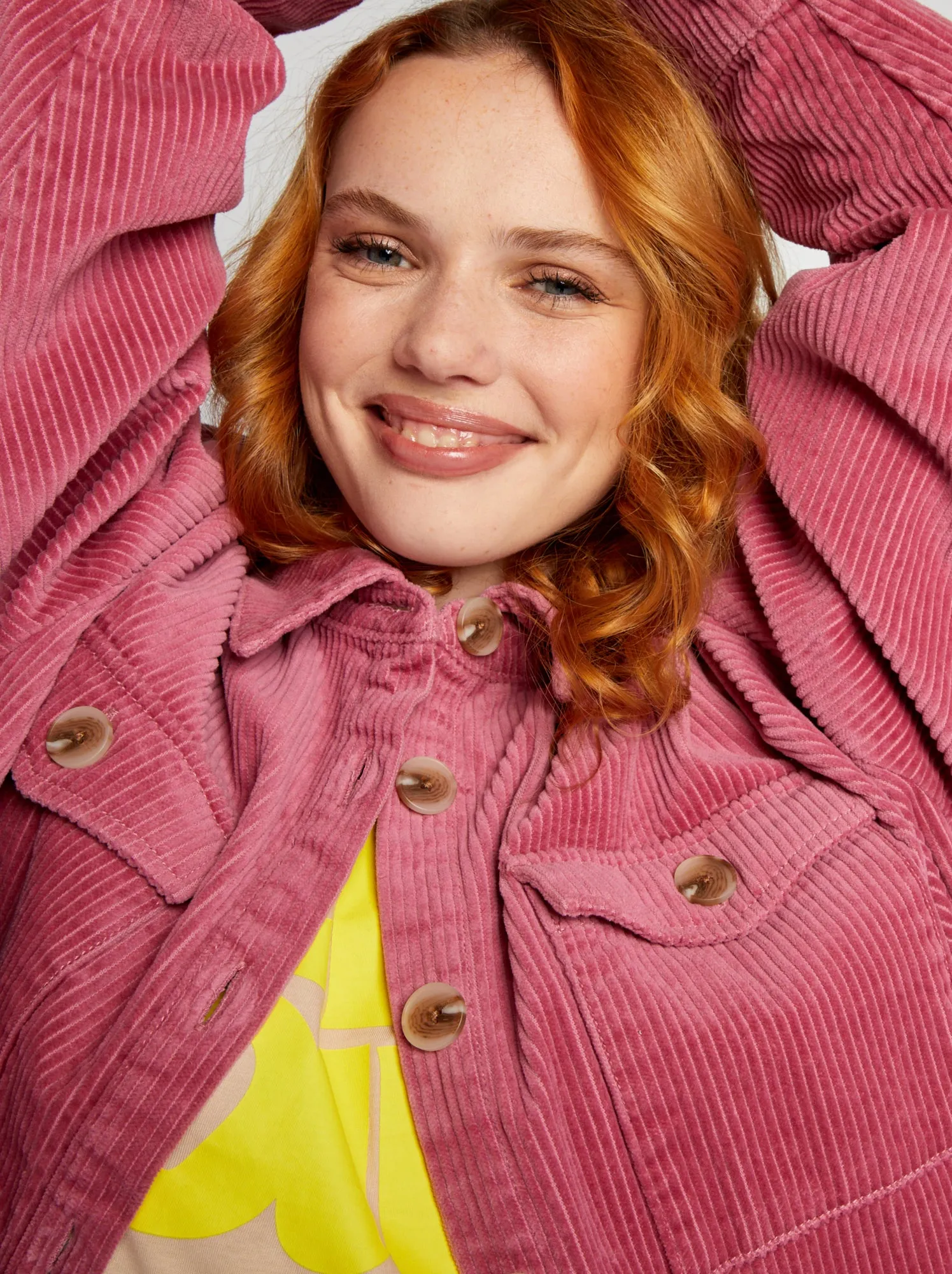 Overshirt in velluto - ROSA
