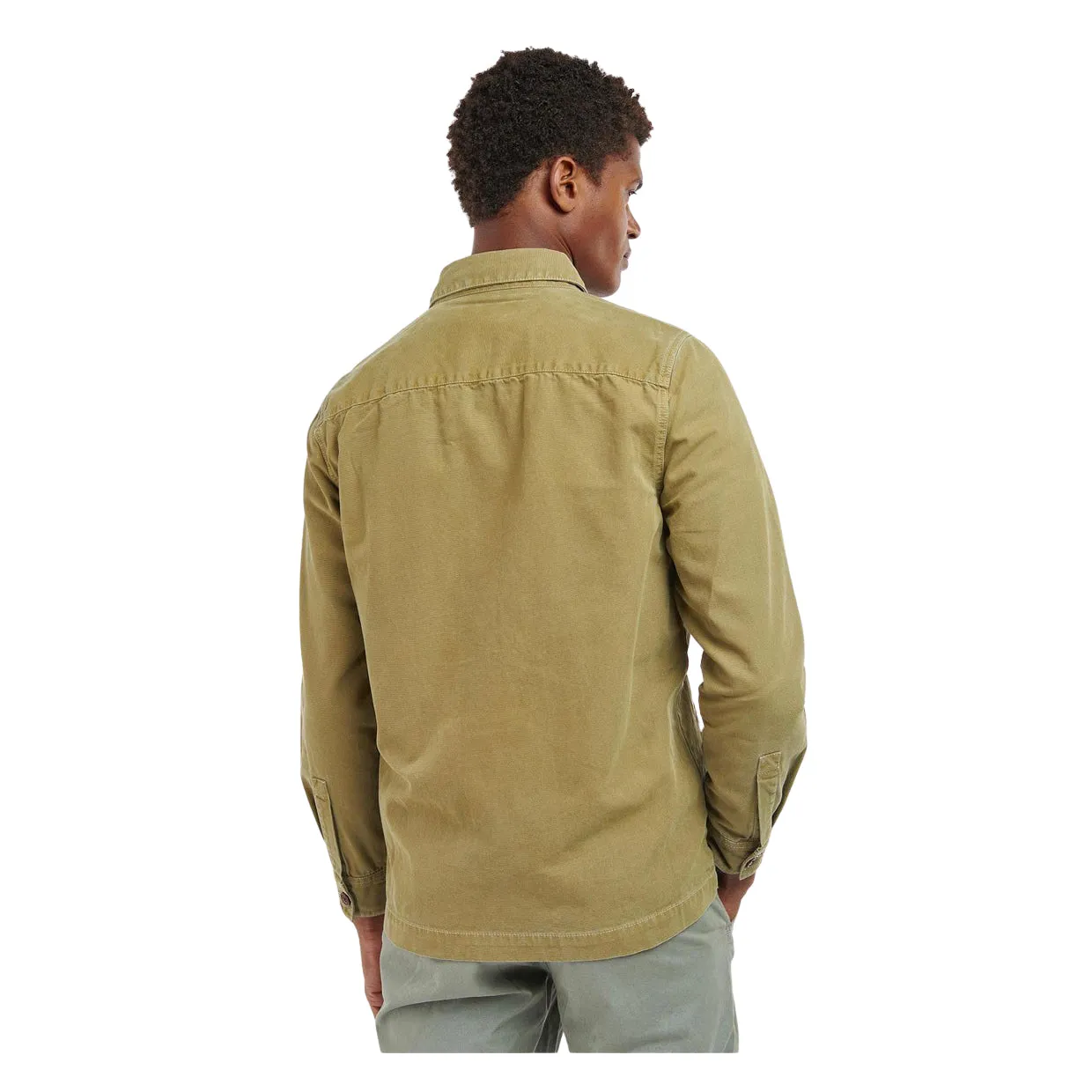 Overshirt Uomo Barbour Verde
