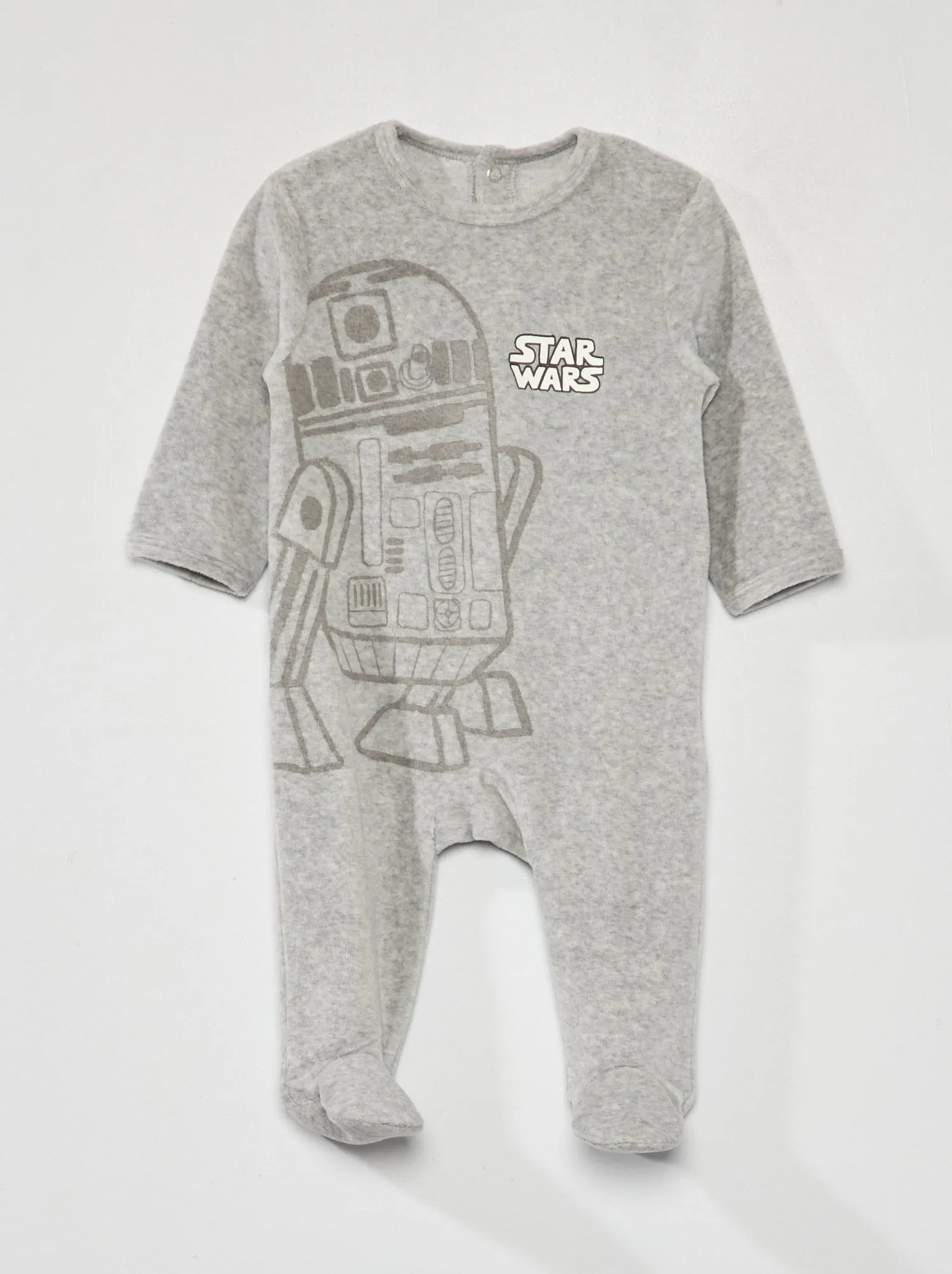 Pagliaccetto in velluto 'Star Wars' - GRIGIO