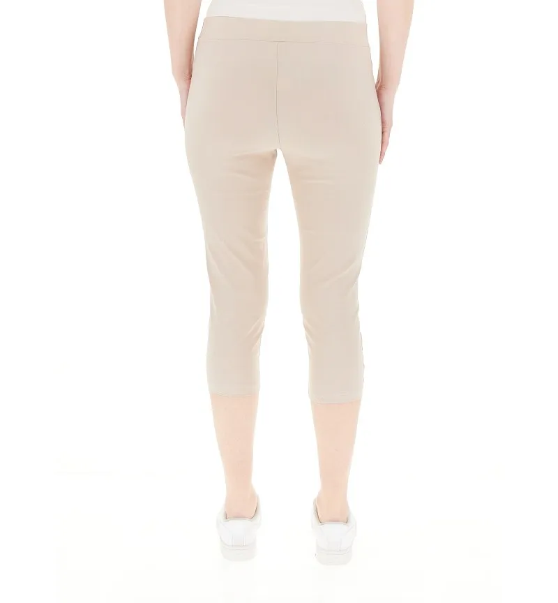 Pantalone capri elasticizzato