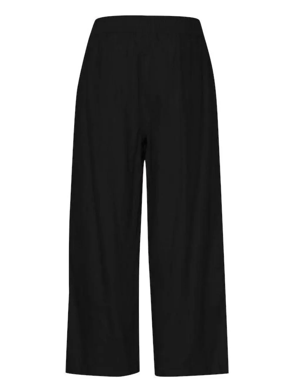 Pantalone Donna Byfalakka Nero misto Lino