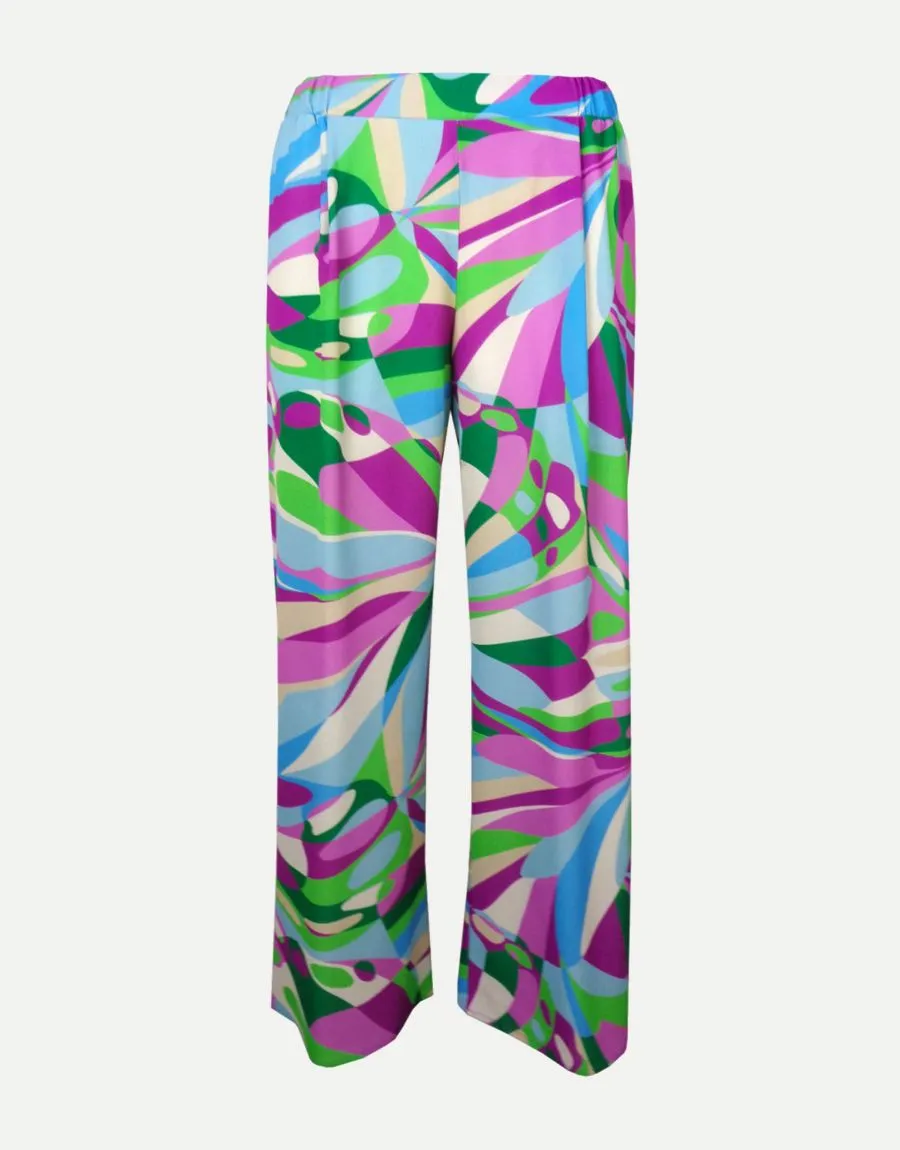 Pantalone fantasia a palazzo