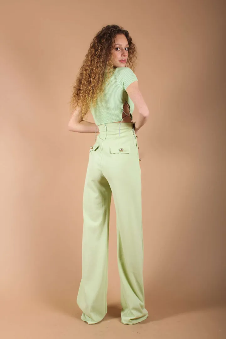 Pantalone Gisele – Verde acqua