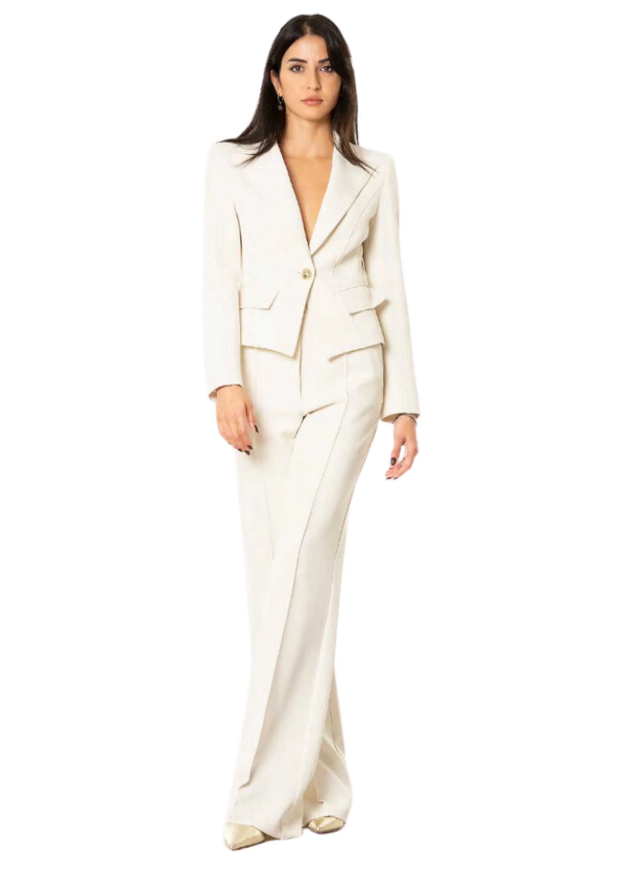 Pantalone tailleur a palazzo