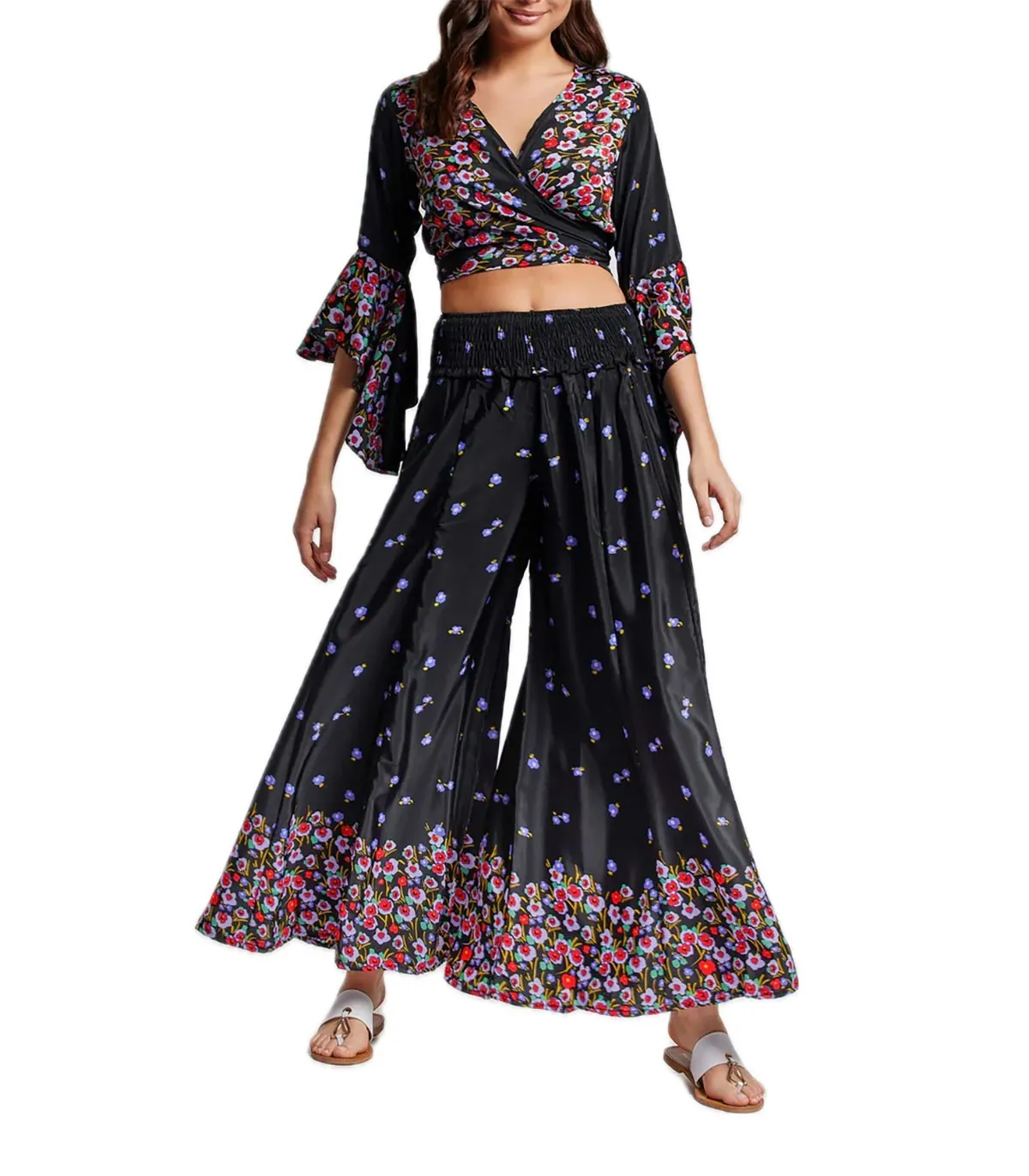 Pantaloni a palazzo Donna Iconique