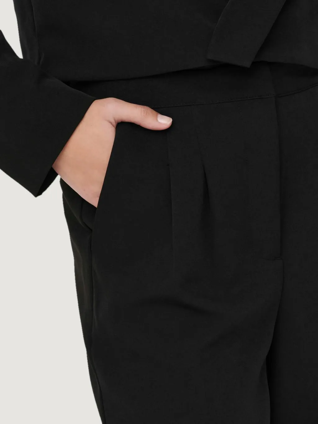 Pantaloni a palazzo Jacqueline de Yong jdystella hw wideleg Nero