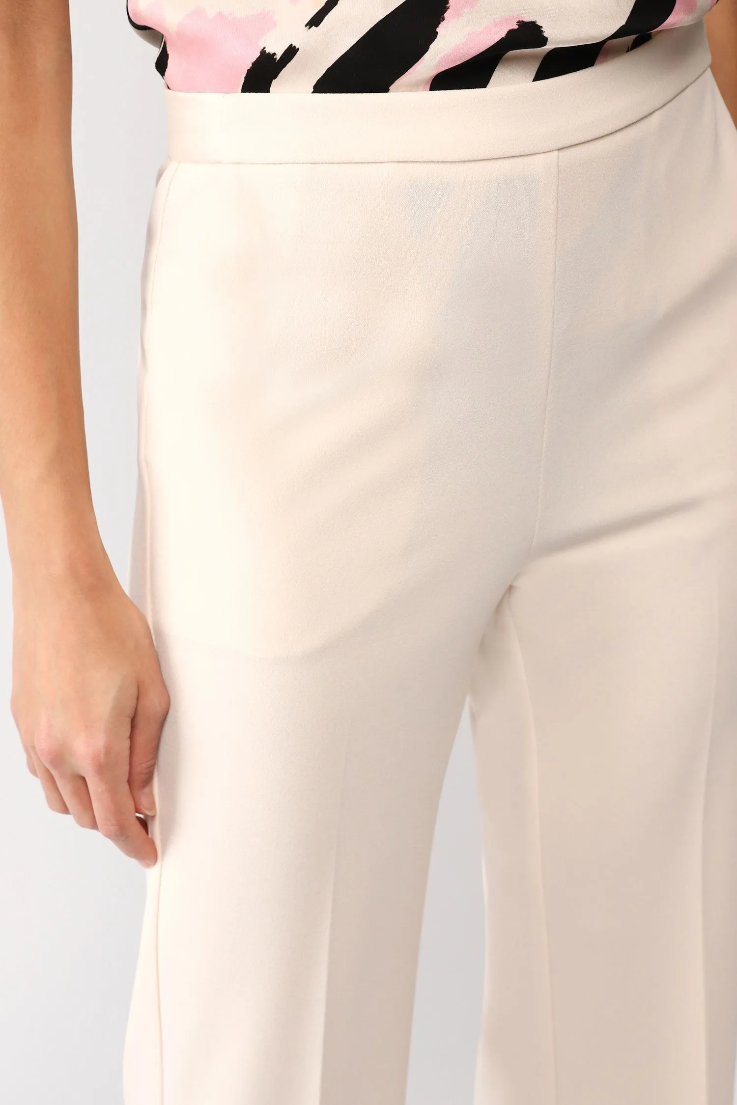 PANTALONI A PALAZZO MONOCOLOUR CON PIEGA STIRATA IMPERIAL