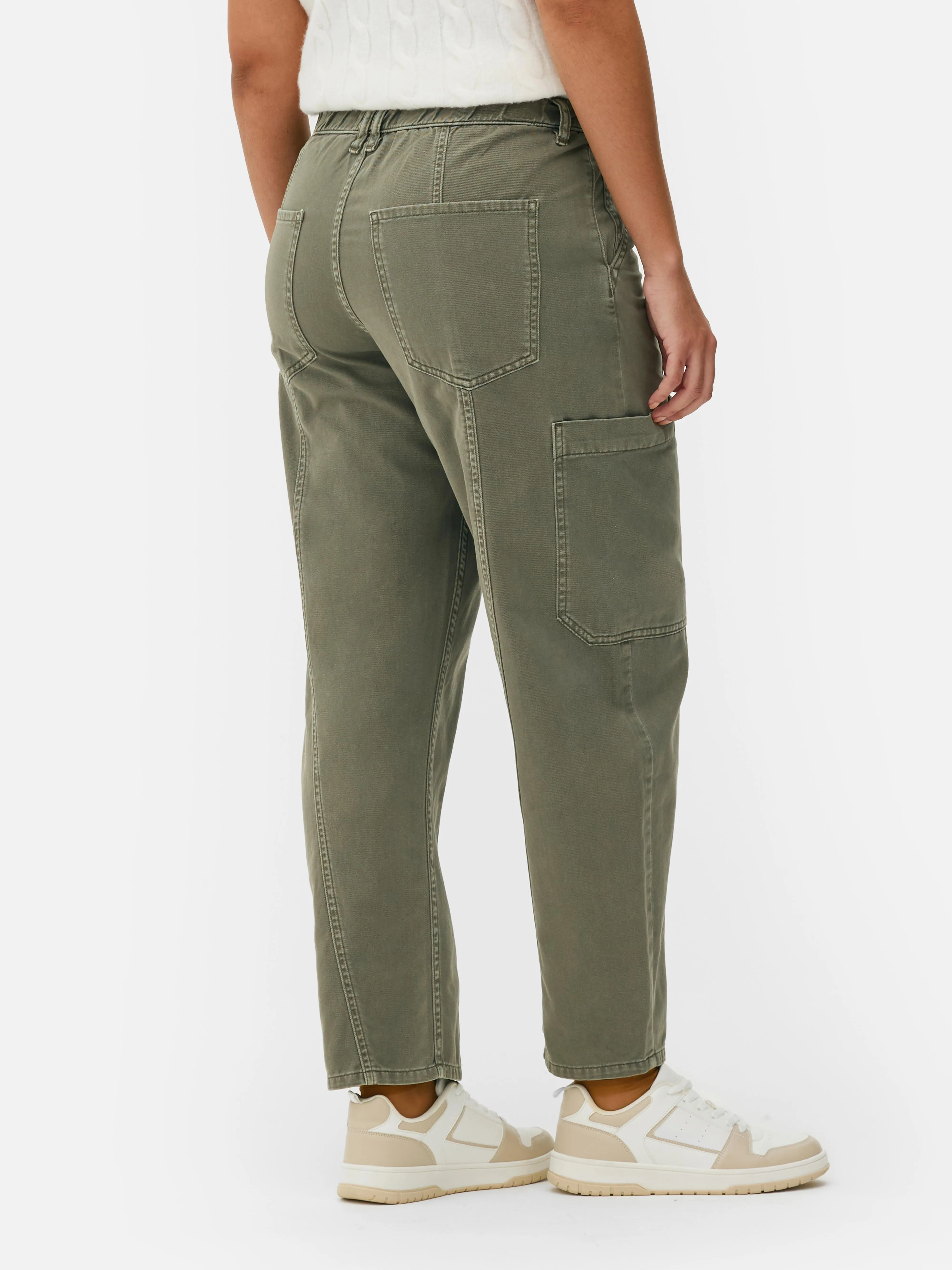 Pantaloni cargo a palloncino