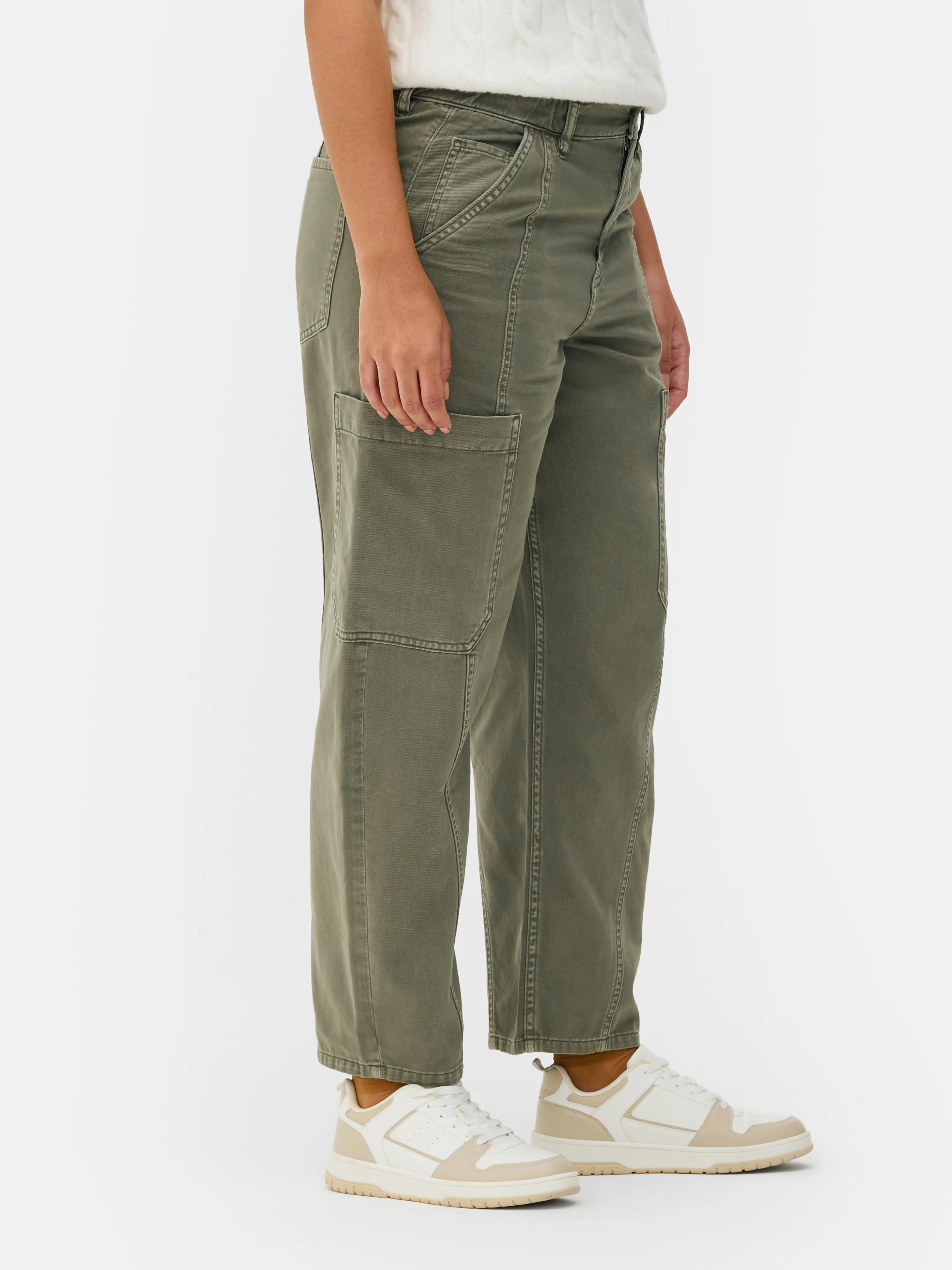 Pantaloni cargo a palloncino