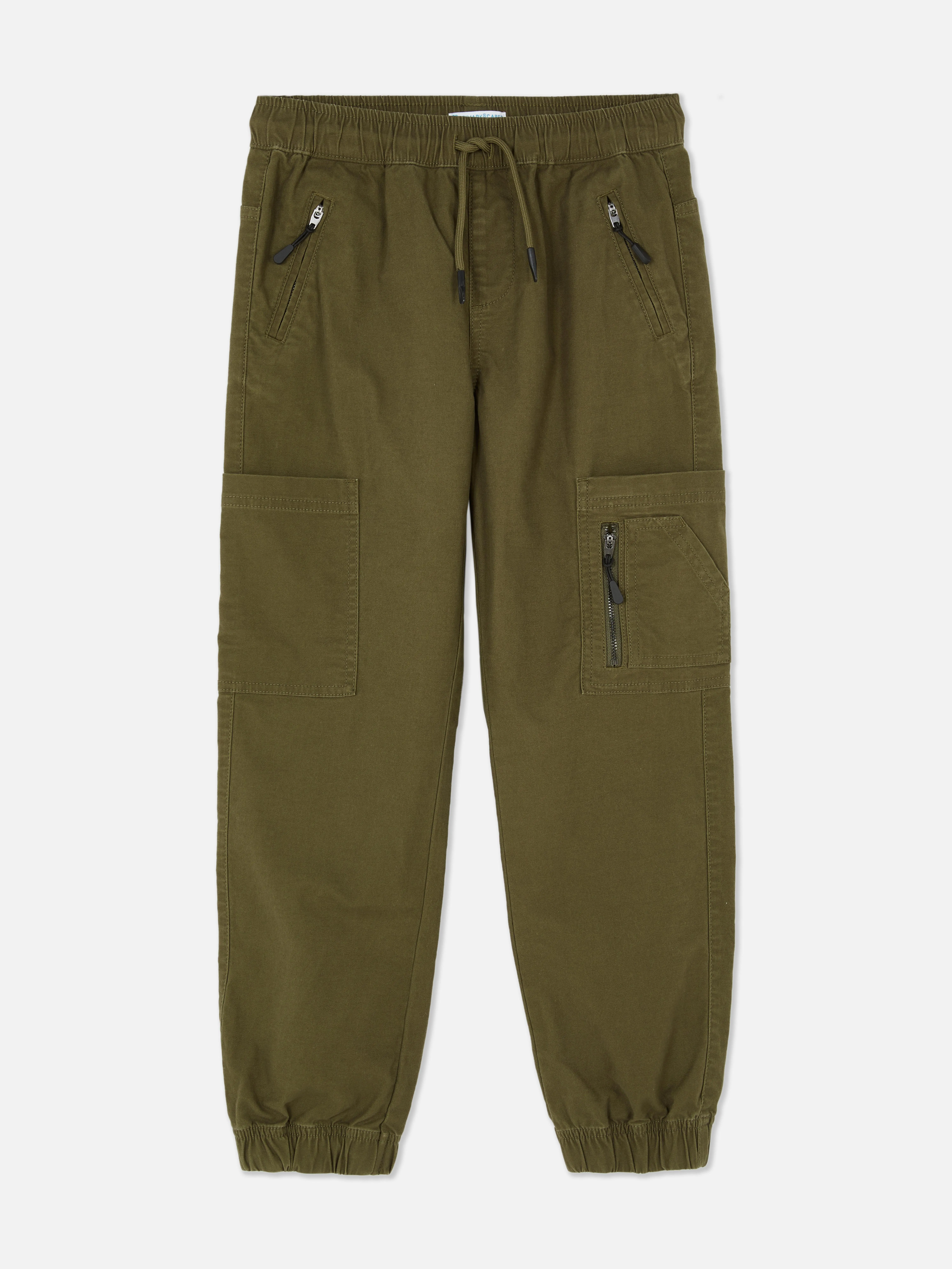 Pantaloni cargo con coulisse