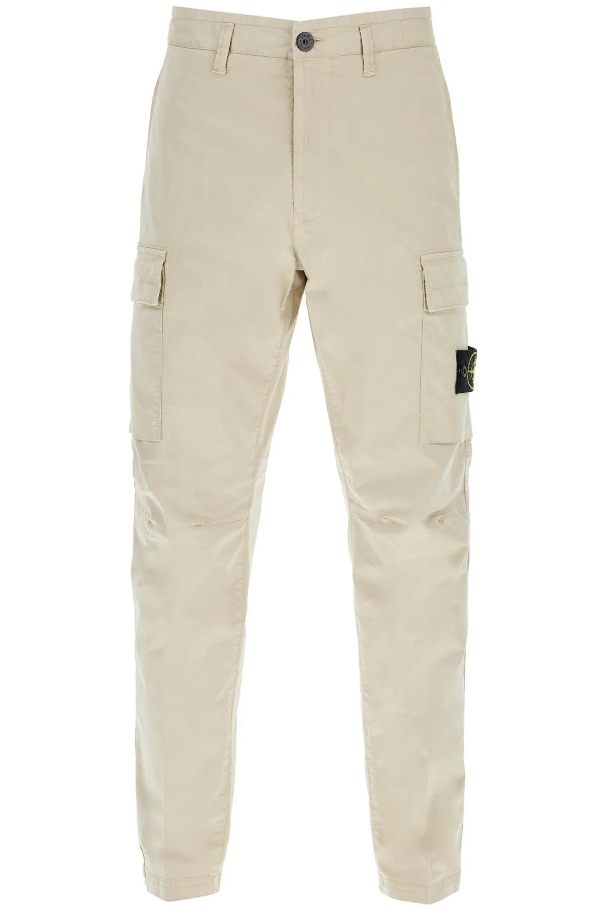 Pantaloni cargo in Twill Stretch-TC