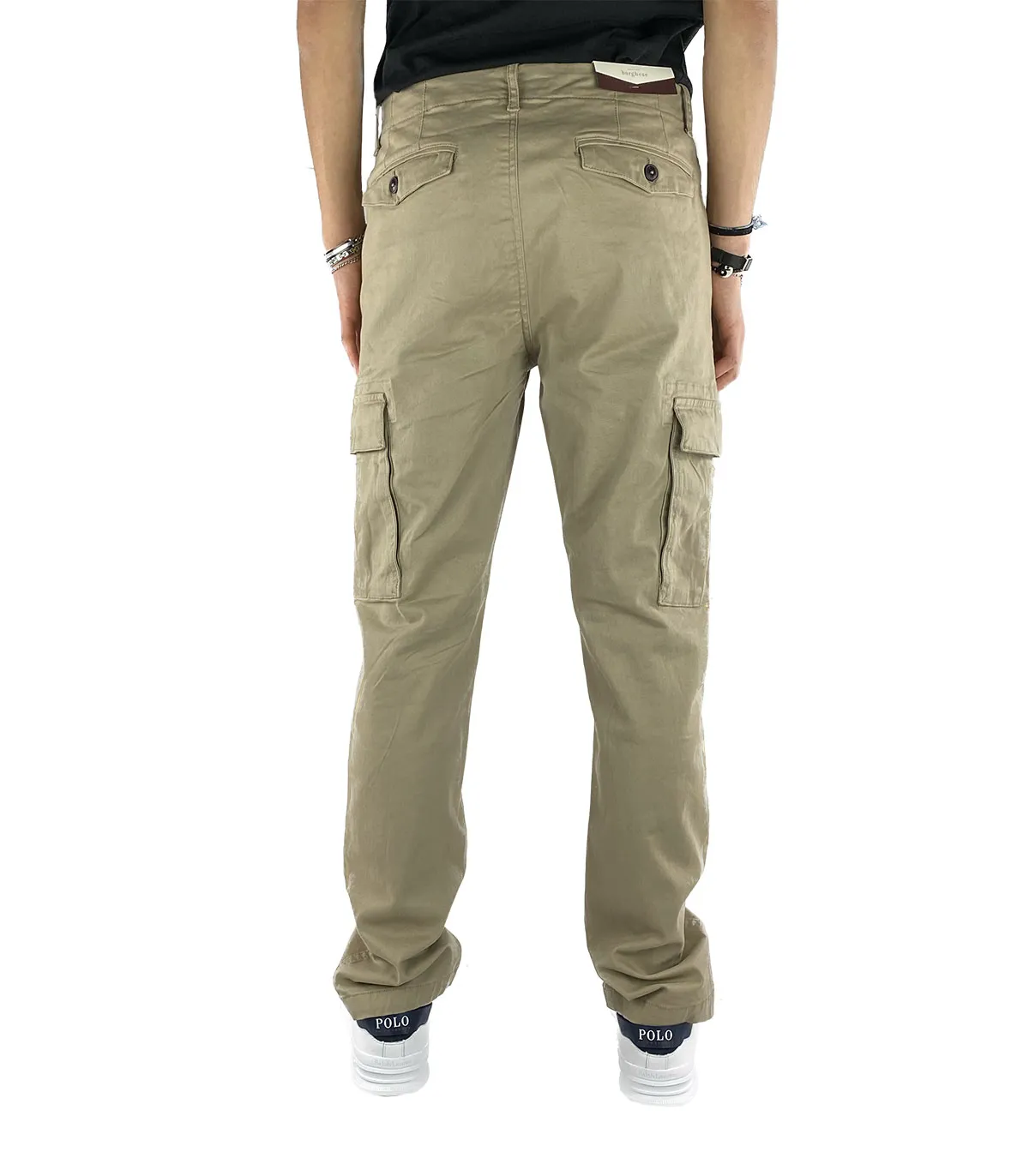 Pantaloni Cargo Uomo Borghese