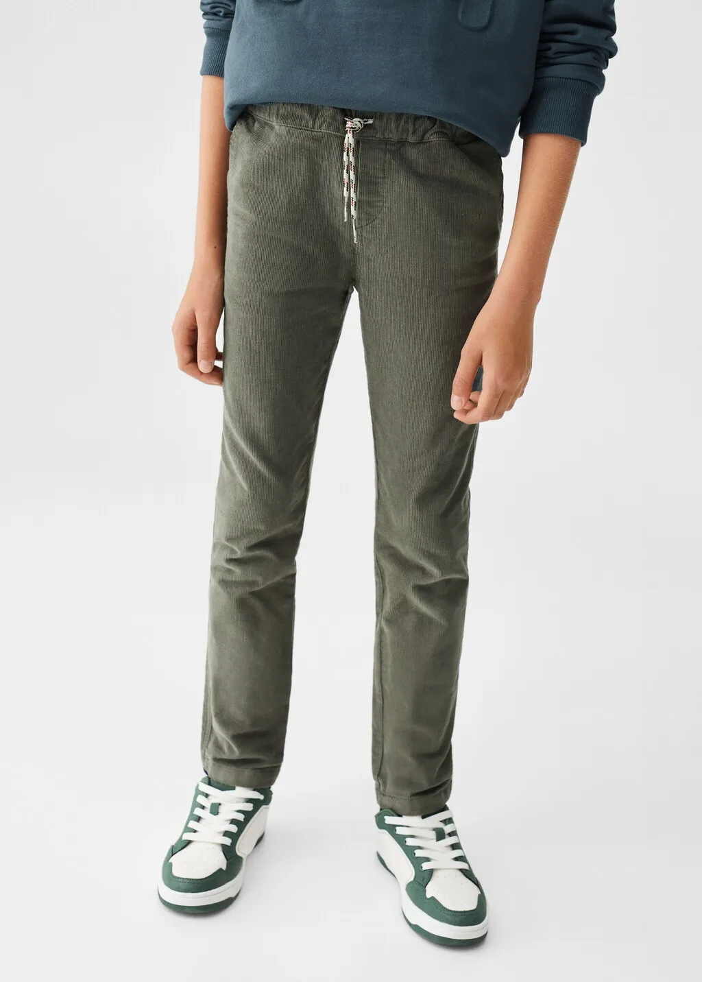 Pantaloni diritti velluto a coste