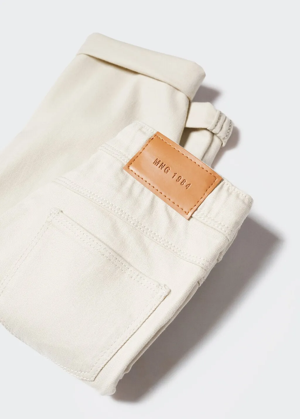 Pantaloni diritti vita elasticizzata