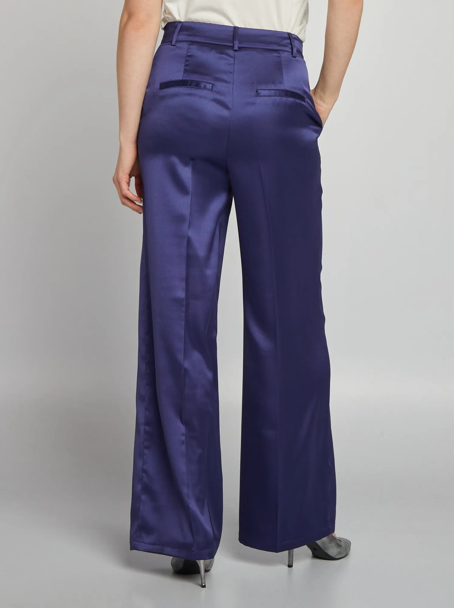 Pantaloni in raso - BLU
