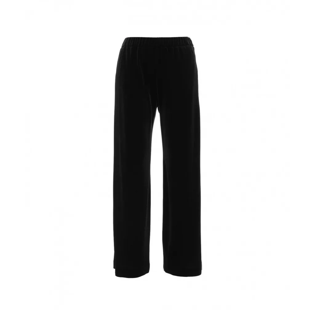 Pantaloni in velluto nero