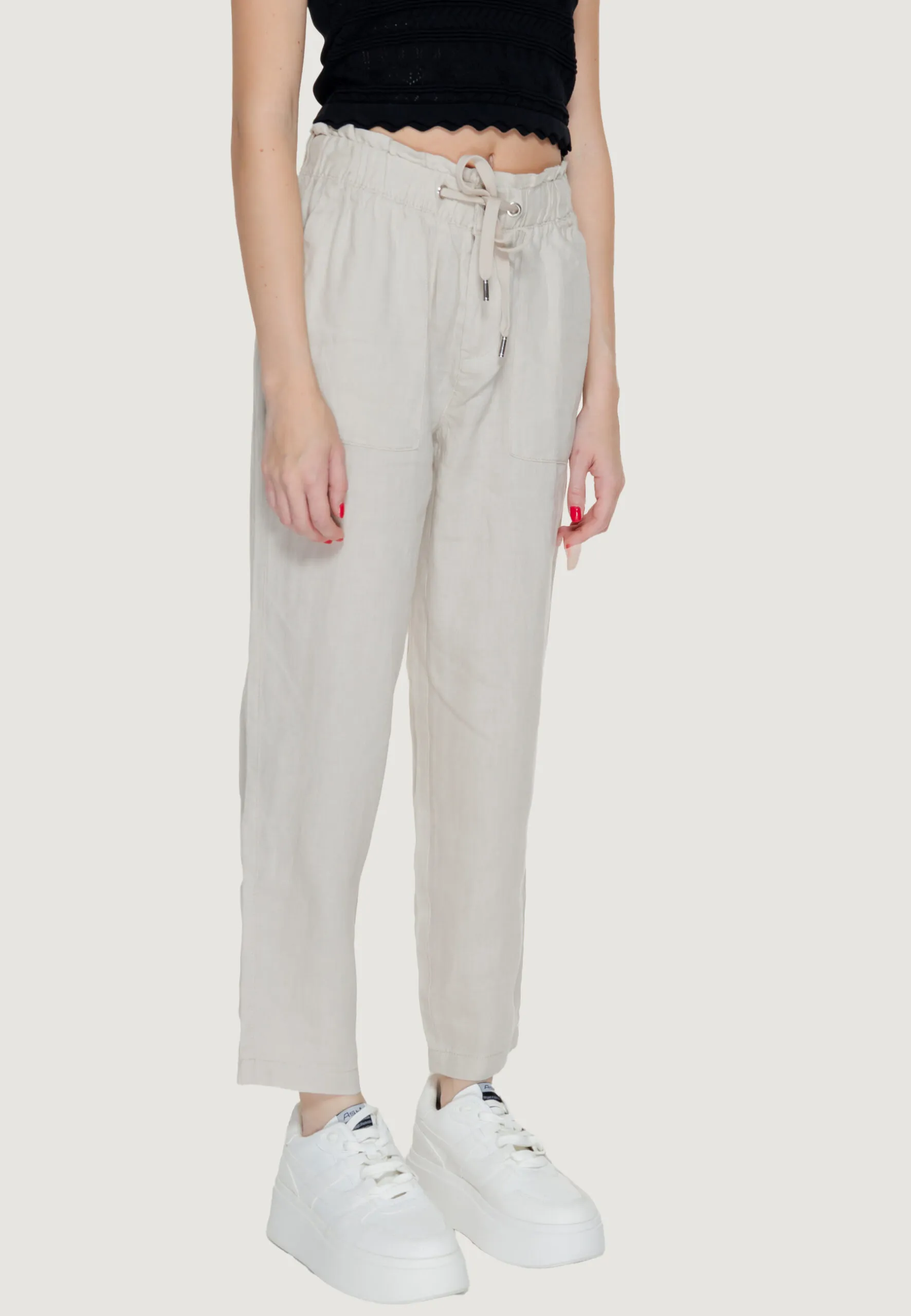 Pantaloni regular Street One  Beige