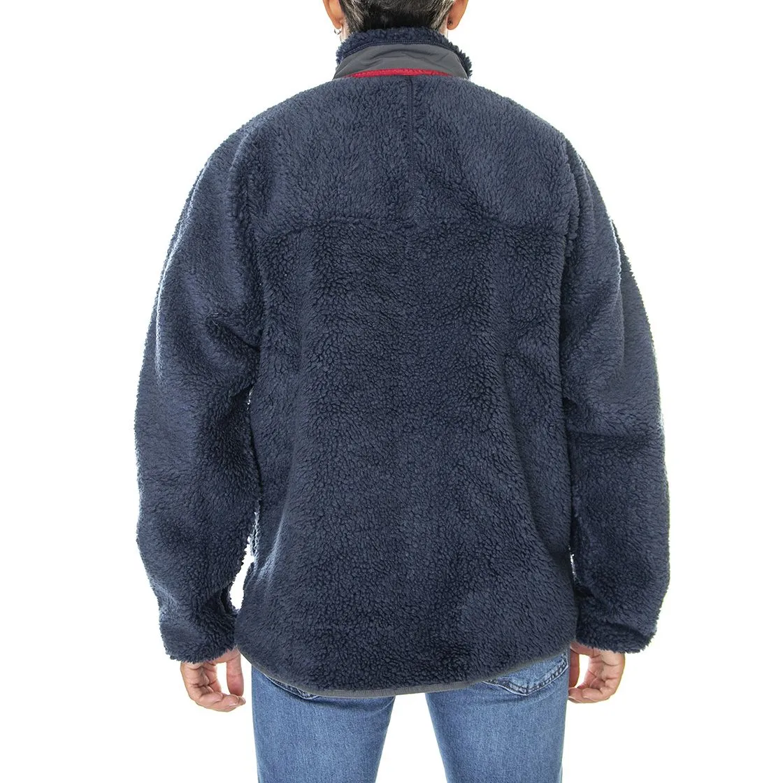 Patagonia M's Classic Retro-X Jacket New Navy w/Wax Red - Giacca Invernale Uomo Blu    