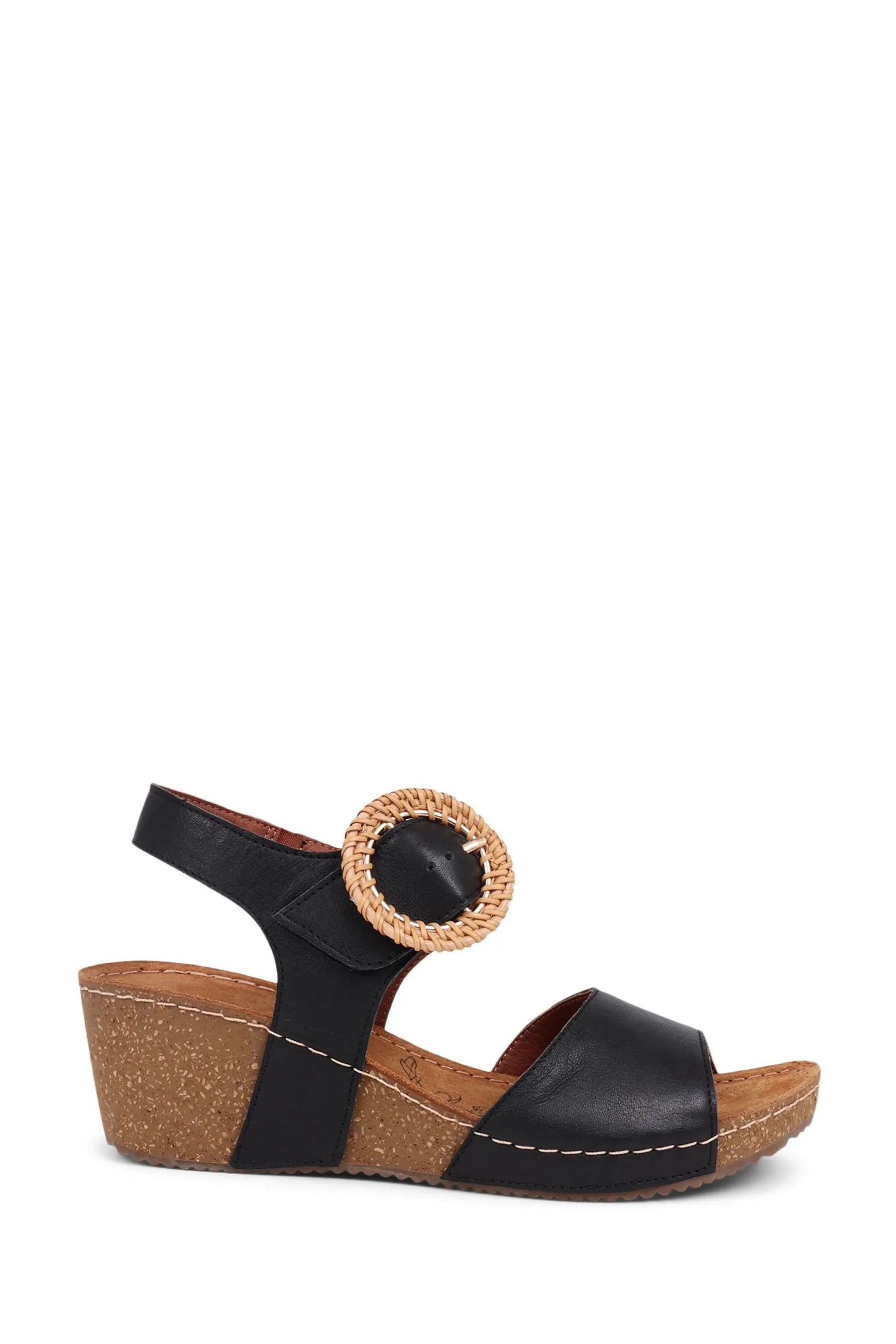 Pavers - Sandali in pelle con zeppa