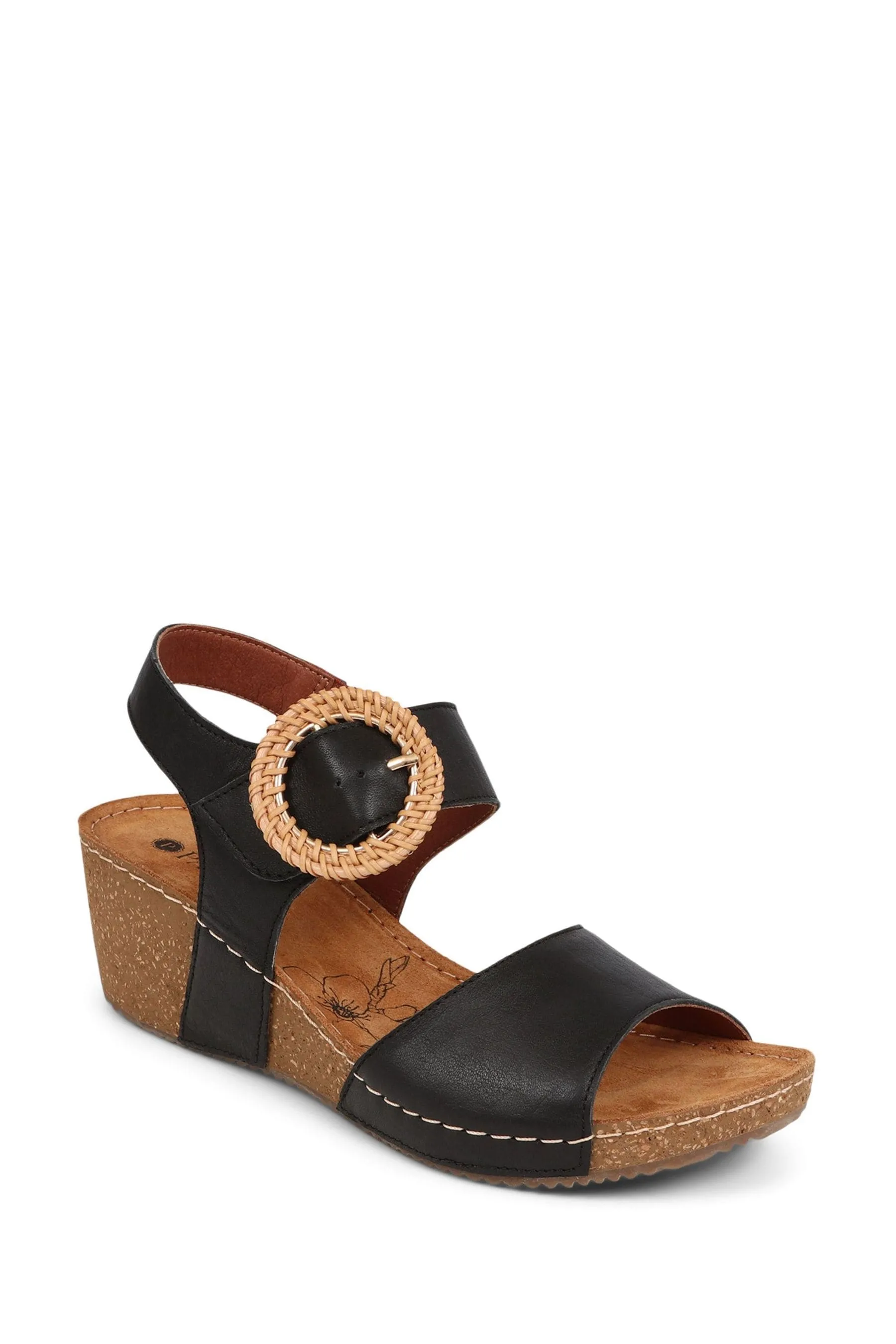 Pavers - Sandali in pelle con zeppa