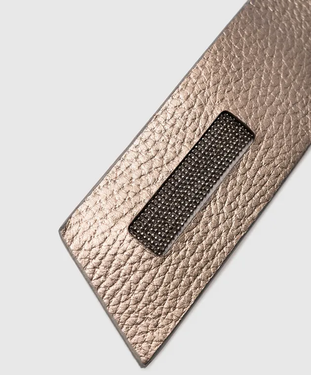 Peserico Cintura in pelle argento S32540C009436