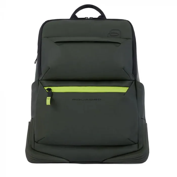 PIQUADRO  VERDE ZAINO PORTA PC