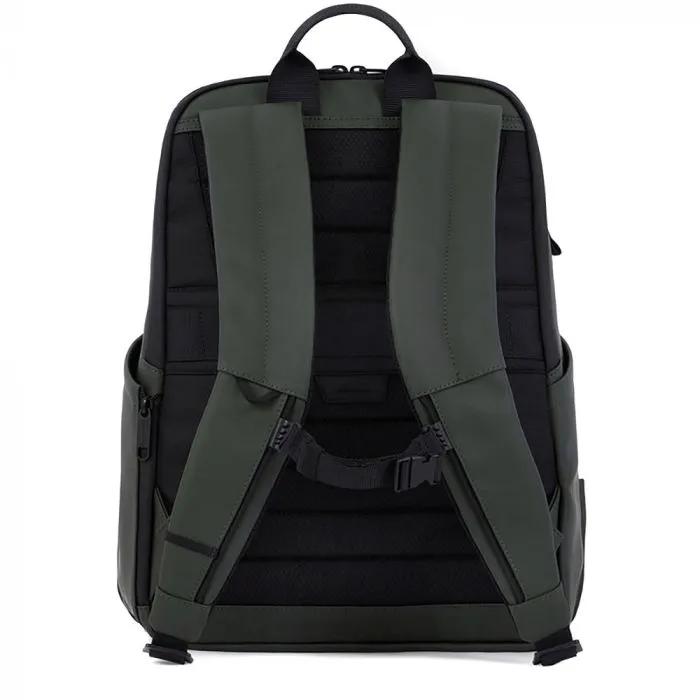 PIQUADRO  VERDE ZAINO PORTA PC