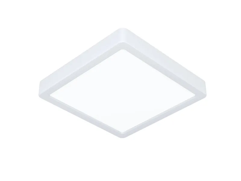 Plafoniera LED Fueva 6 1700 lm CCT 22x22 cm bianco