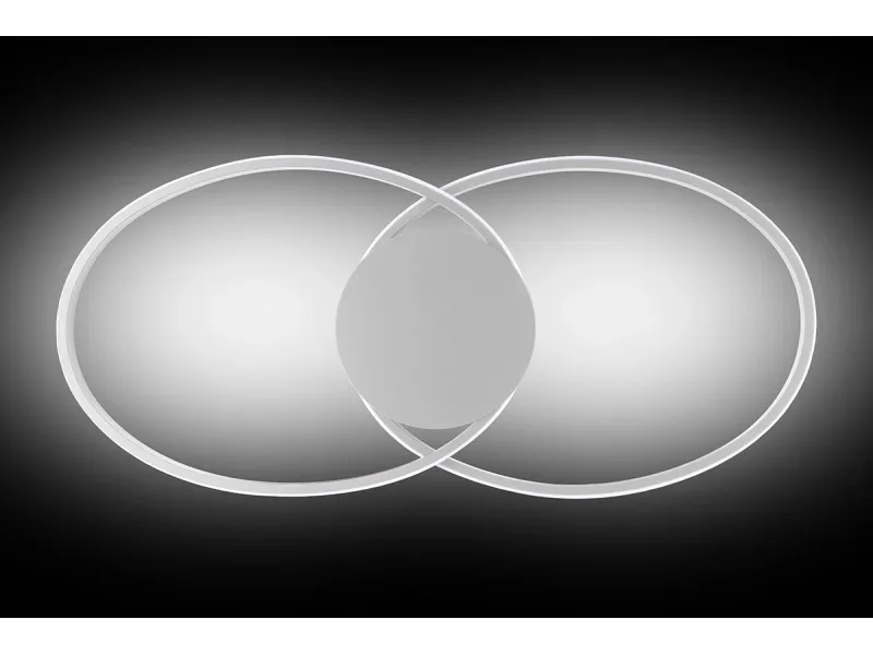 Plafoniera LED Otto 2225 lm bianco neutro 67x30x6 cm