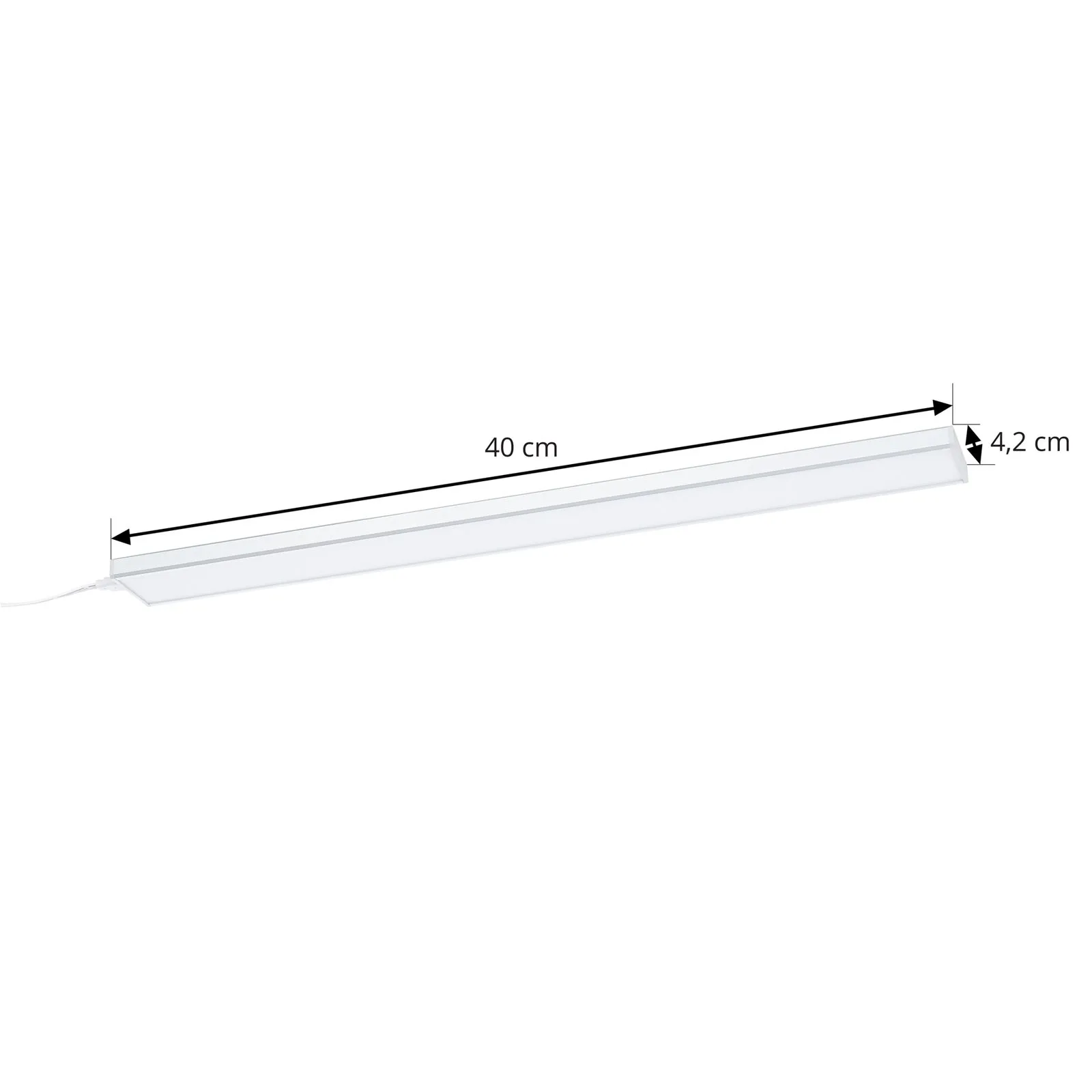 Prios Ashtonis Lampada LED per mobili, angolare, 40 cm