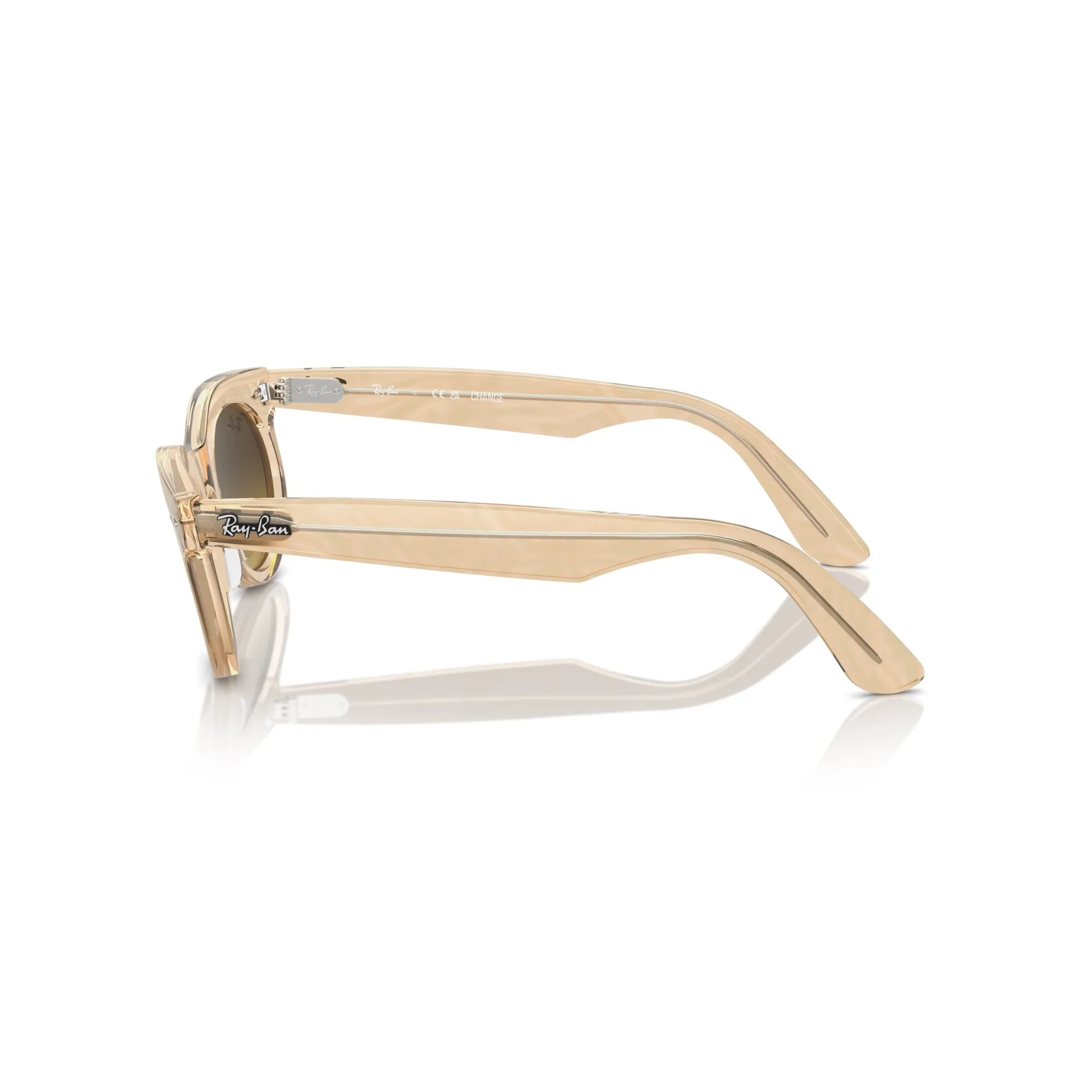   Ray-Ban RB 2242 Wayfarer Oval 138685 Photo Waves Brown | Occhiale Da Sole Unisex 
