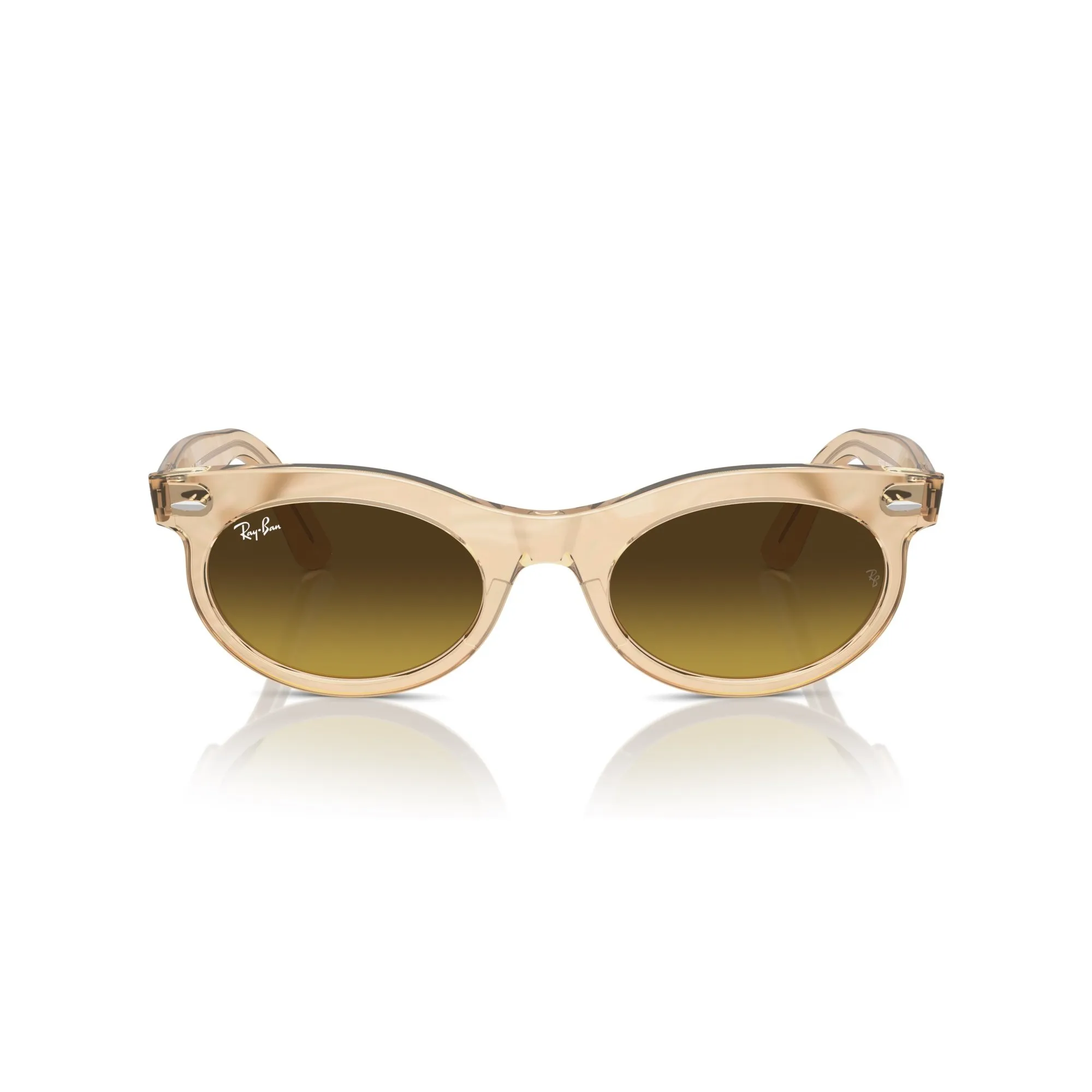   Ray-Ban RB 2242 Wayfarer Oval 138685 Photo Waves Brown | Occhiale Da Sole Unisex 
