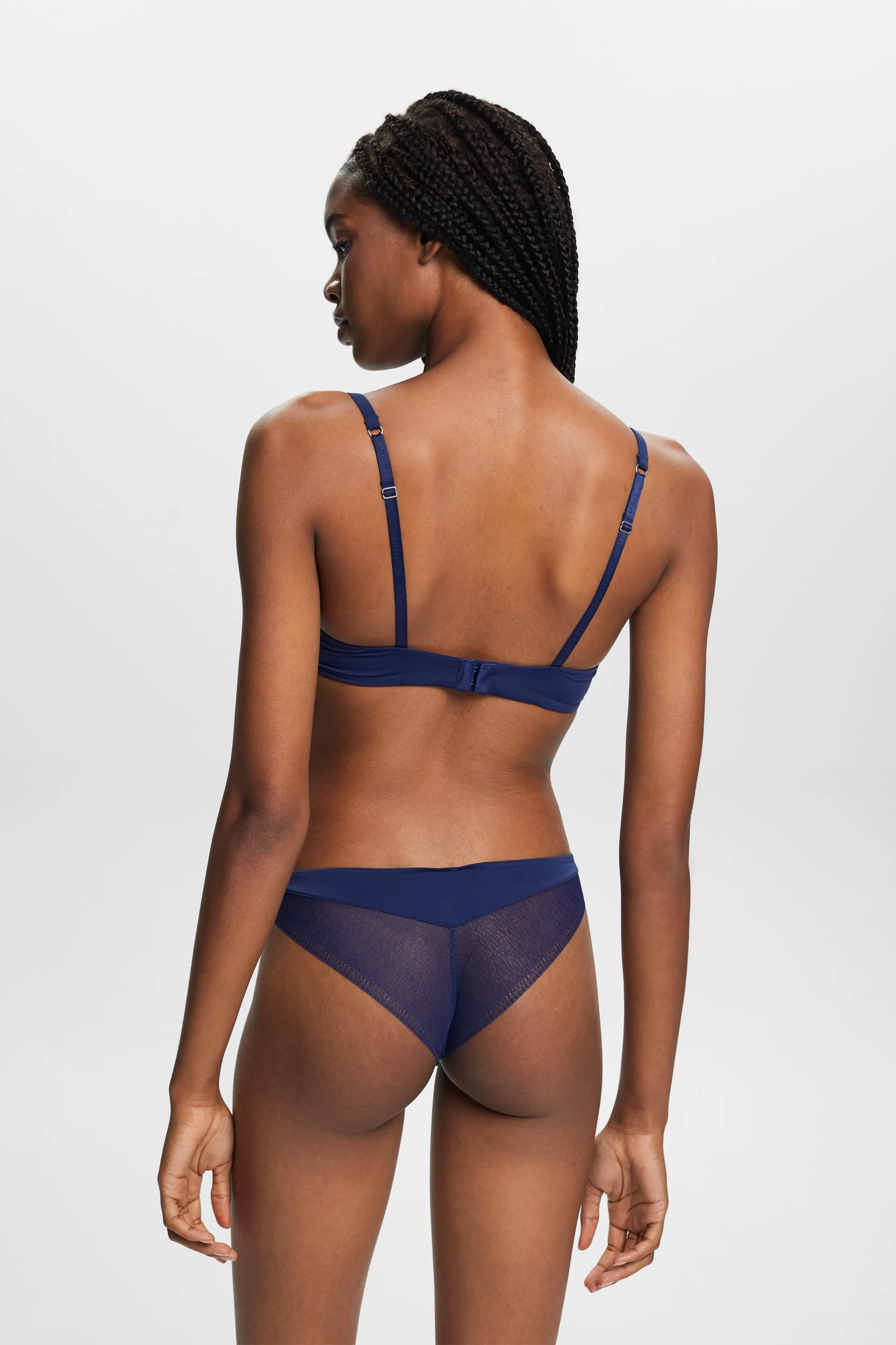 Riciclato: reggiseno imbottito con bordo in pizzo