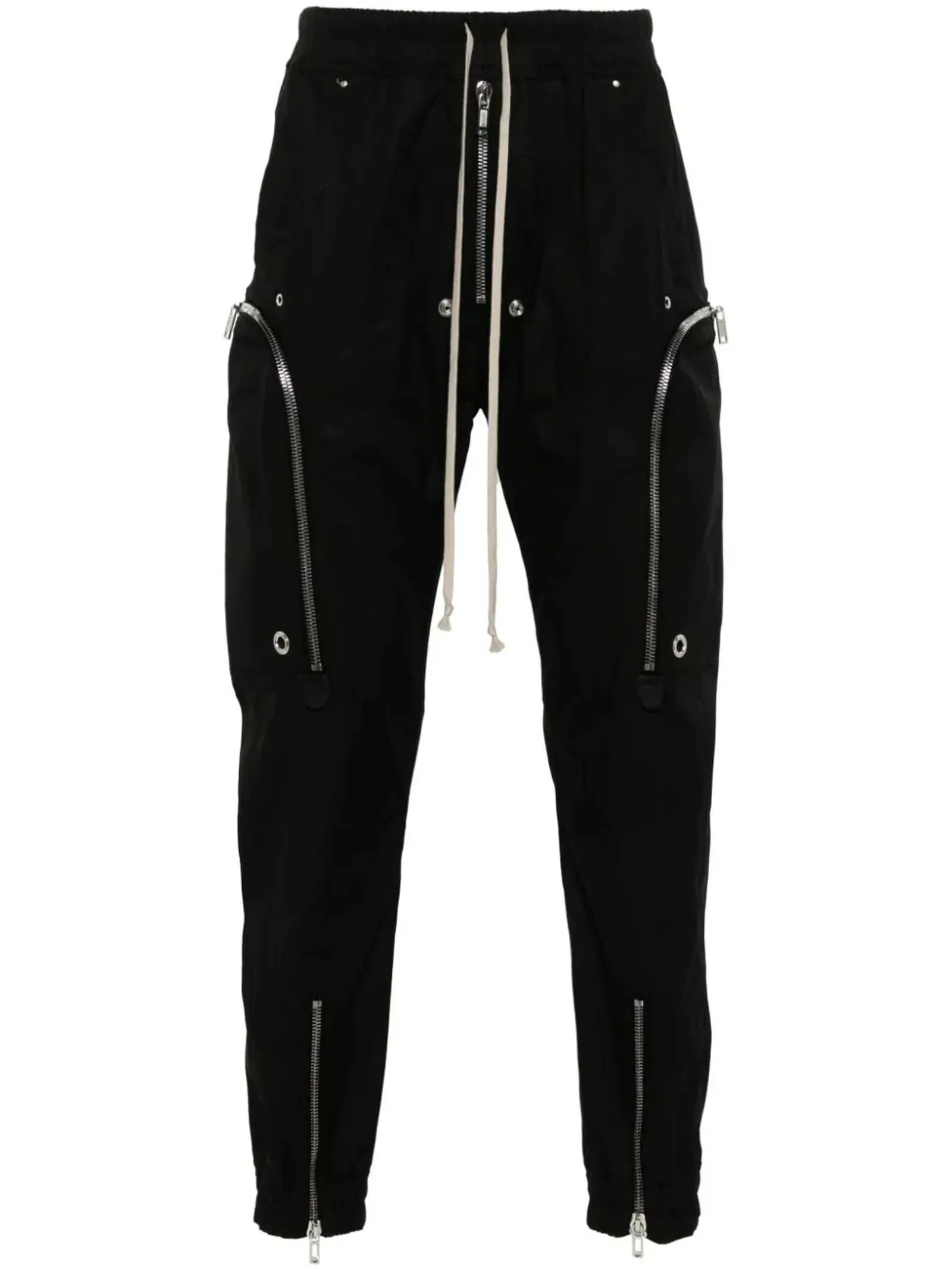 RICK OWENS Abbigliamento,Pantaloni Cargo Bauhaus misto cotone nero 