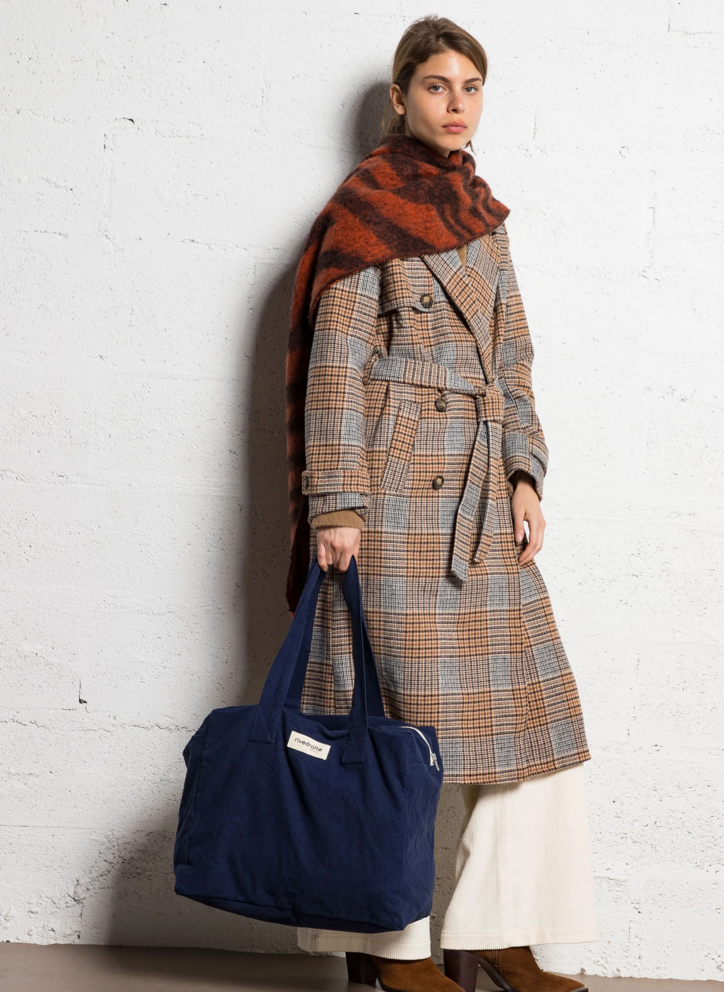  RIVE DROITE PARIS   CELESTIN - Borsa weekend in cotone | Blu