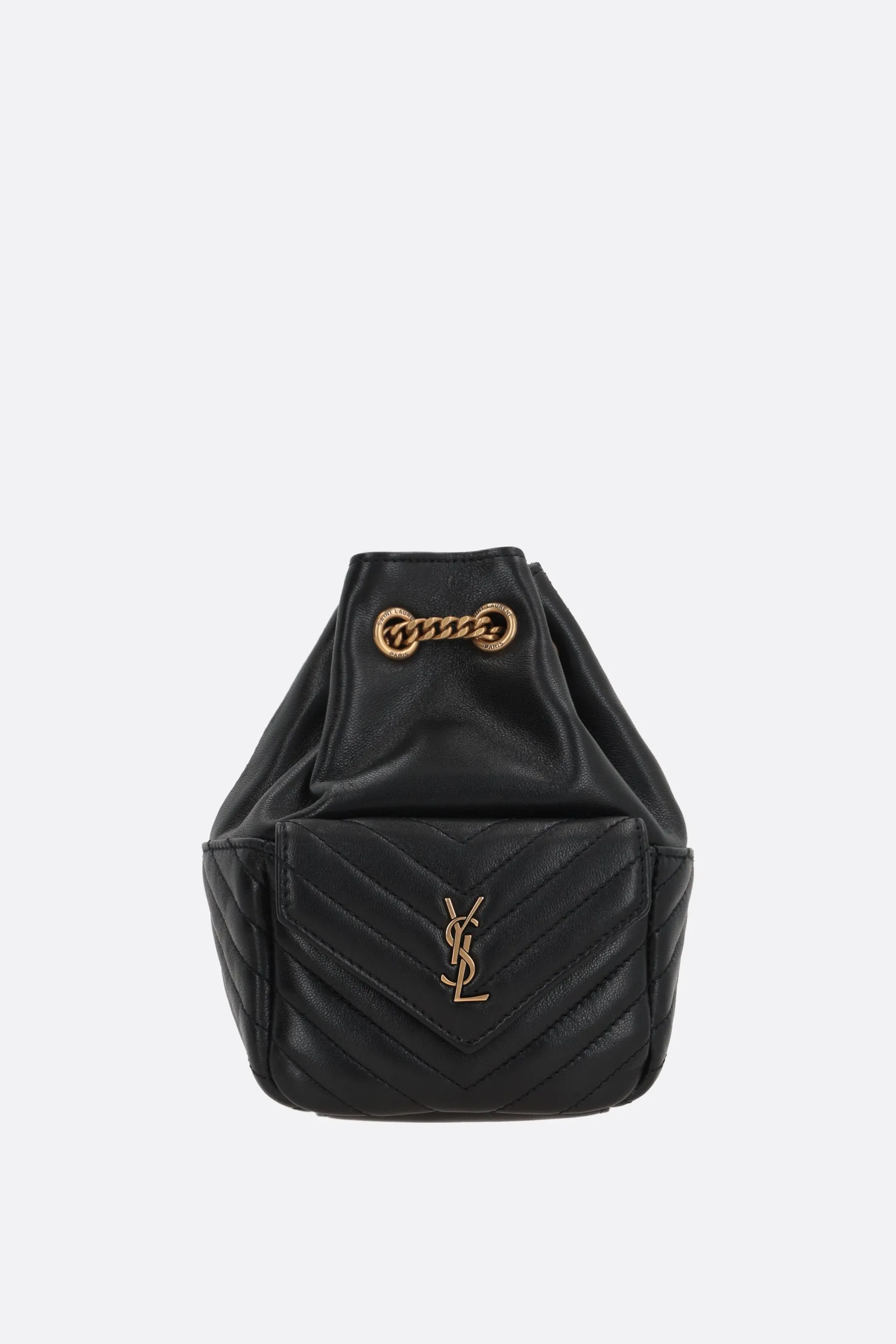  SAINT LAURENT borsa a secchiello Joe mini in nappa 