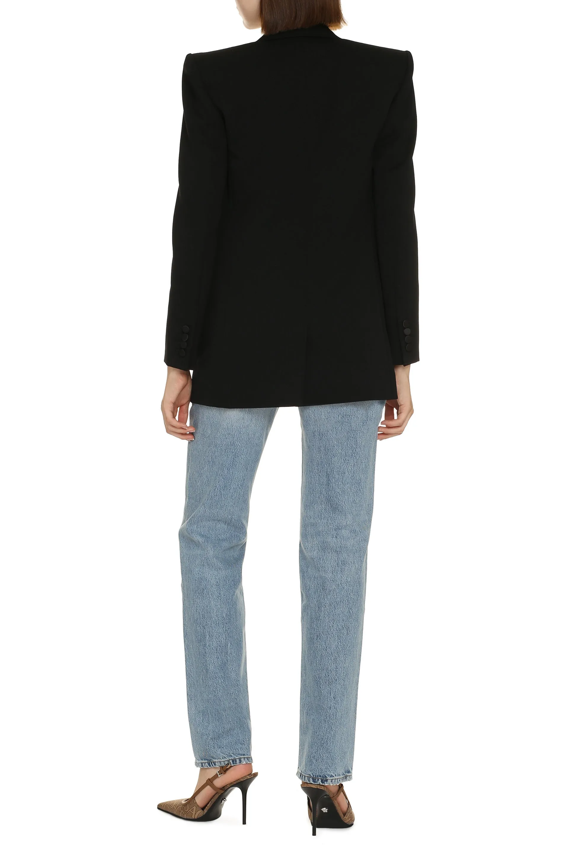 Saint Laurent Giacca doppiopetto in lana