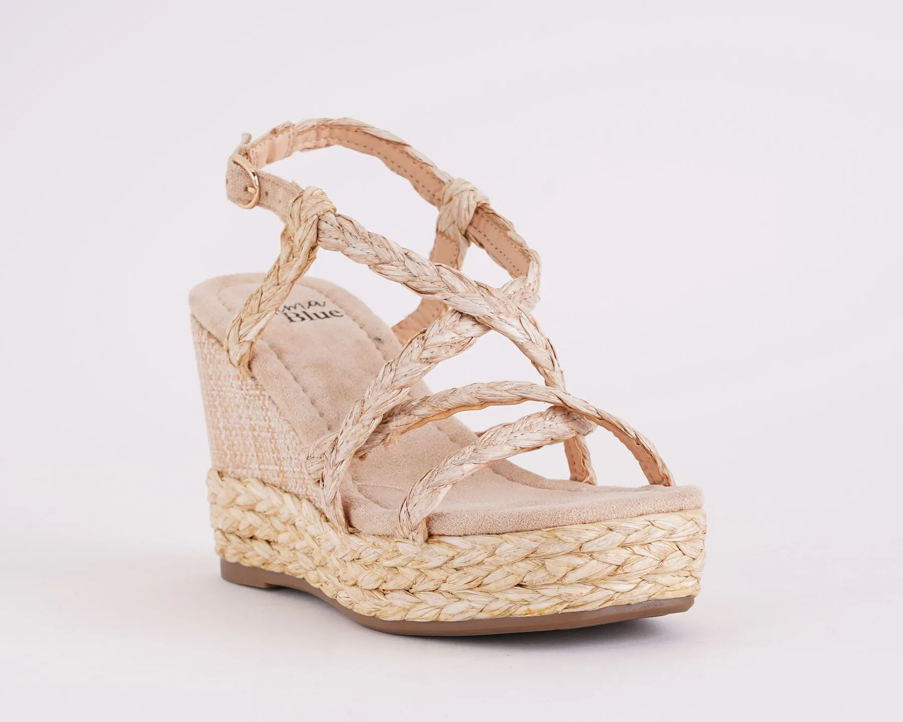 Sandalo con zeppa Donna