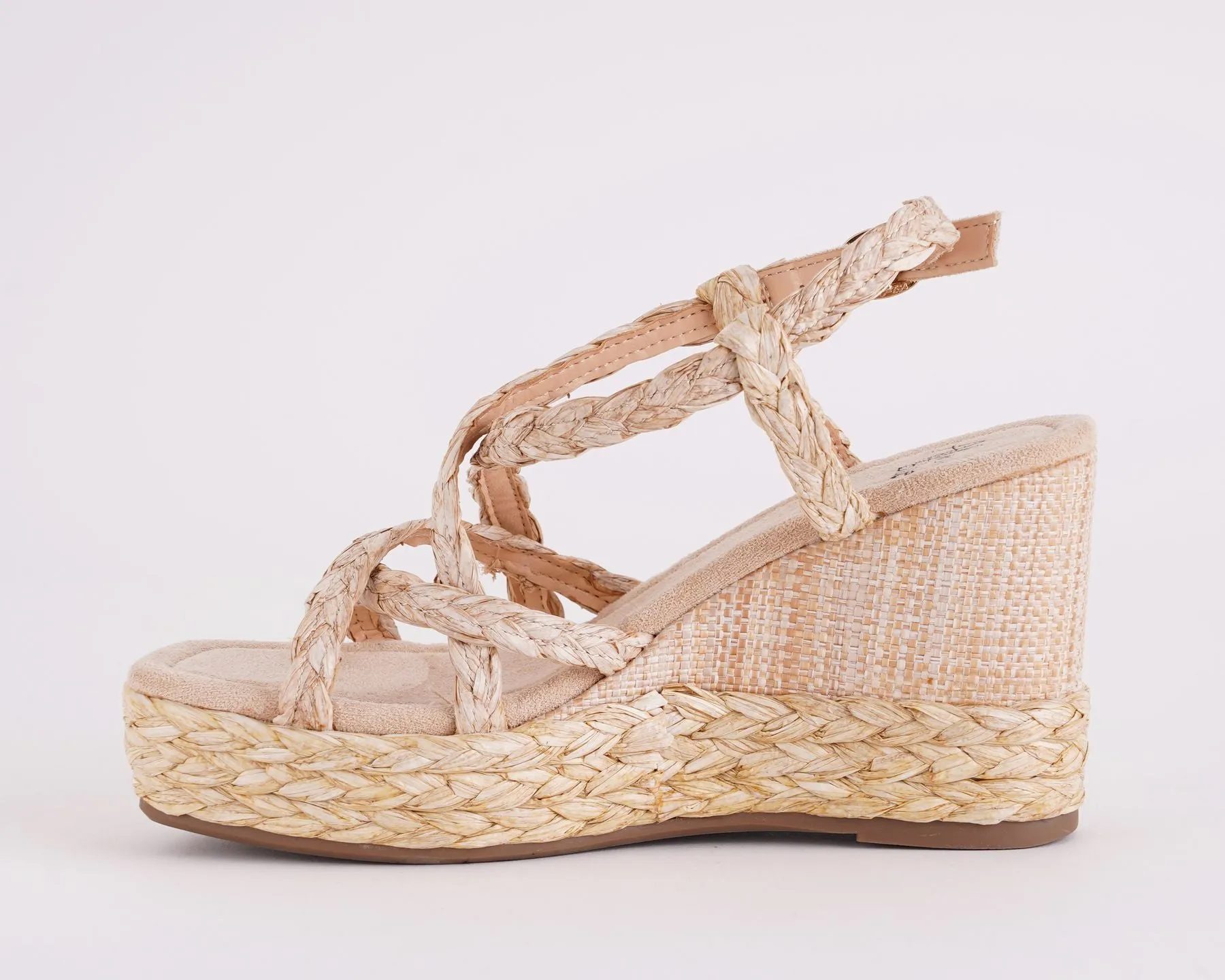 Sandalo con zeppa Donna
