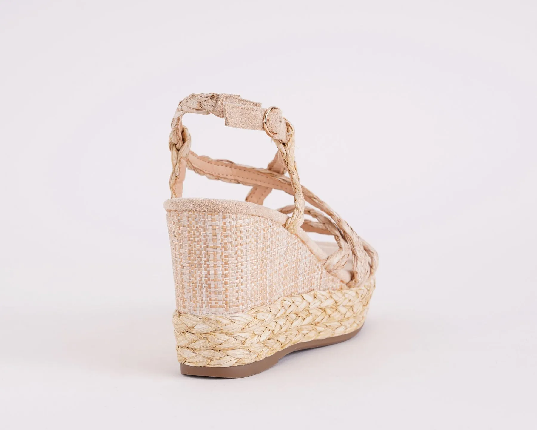 Sandalo con zeppa Donna